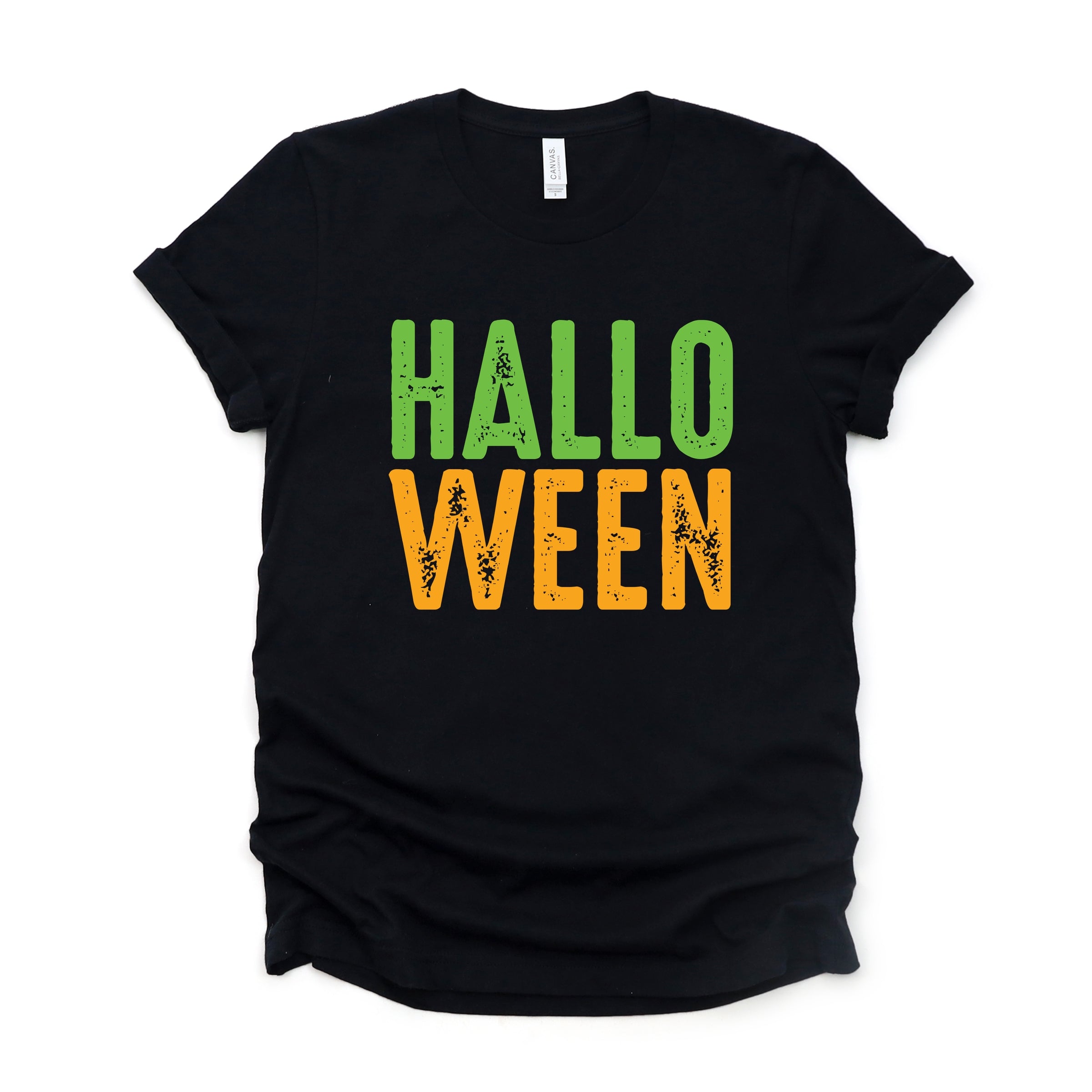 Halloween Bright Distressed - Short Sleeve Tee