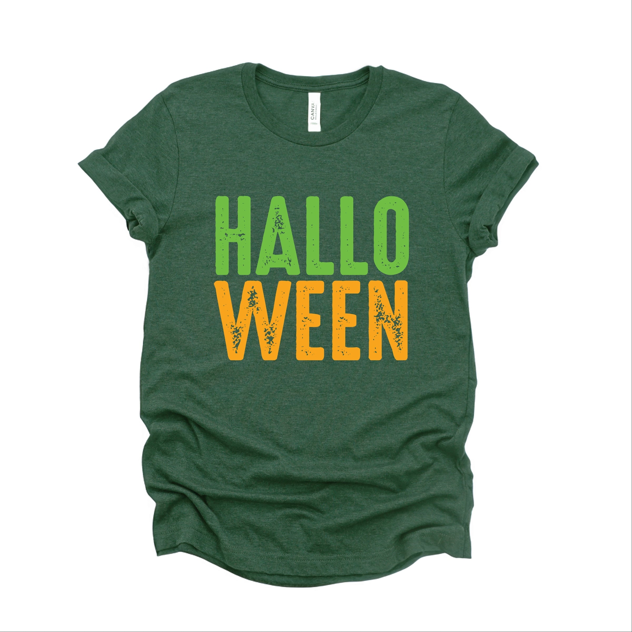 Halloween Bright Distressed - Short Sleeve Tee