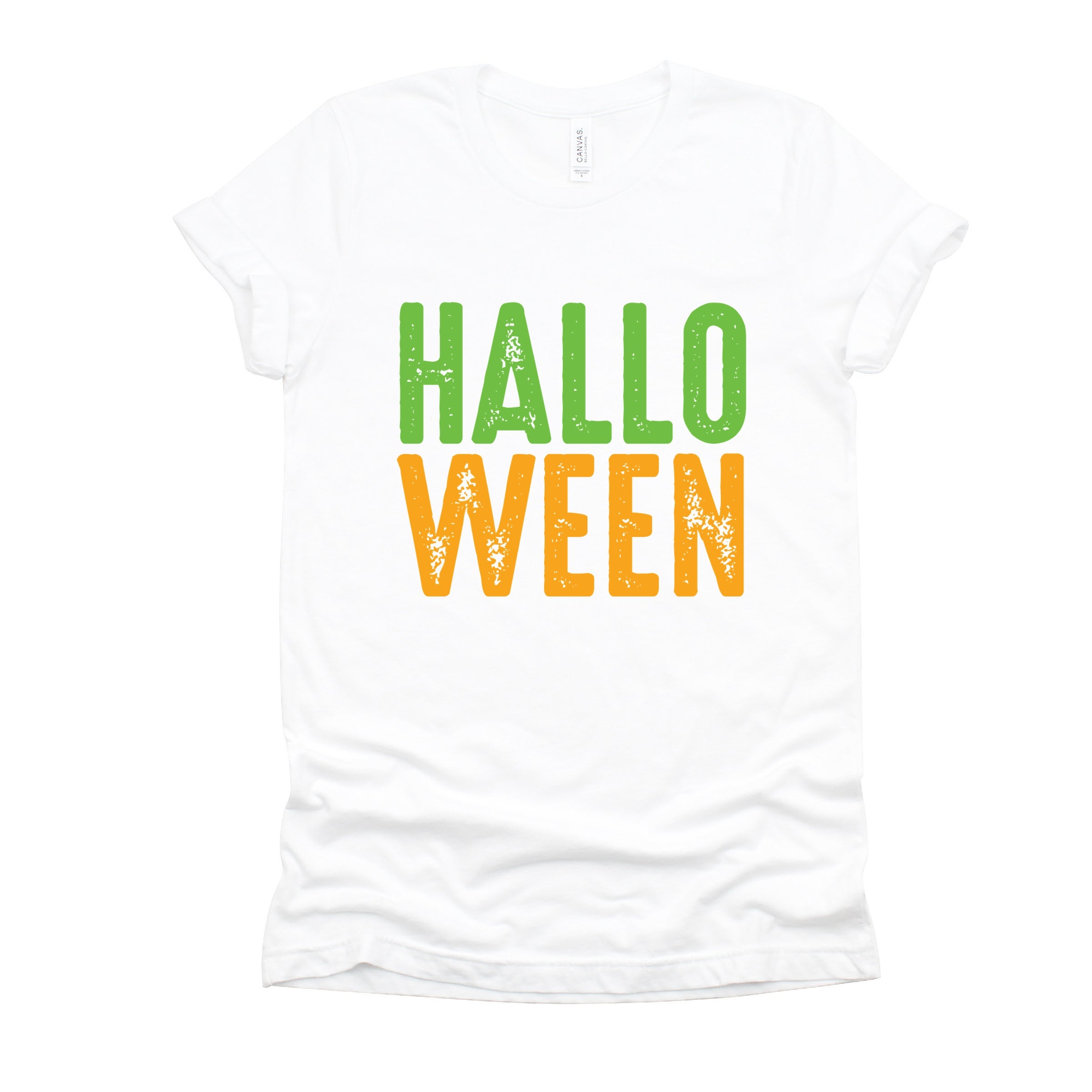 Halloween Bright Distressed - Short Sleeve Tee