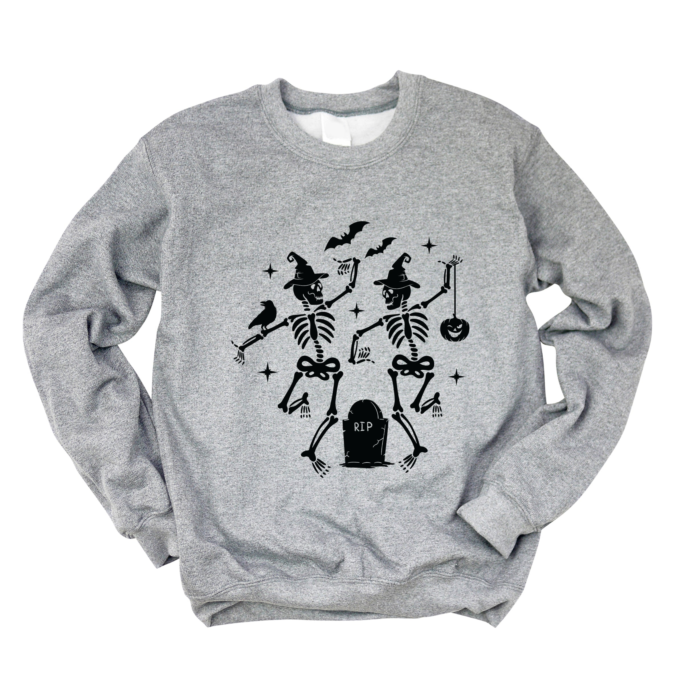 Two Skeletons Dancing Grave - Sweatshirt
