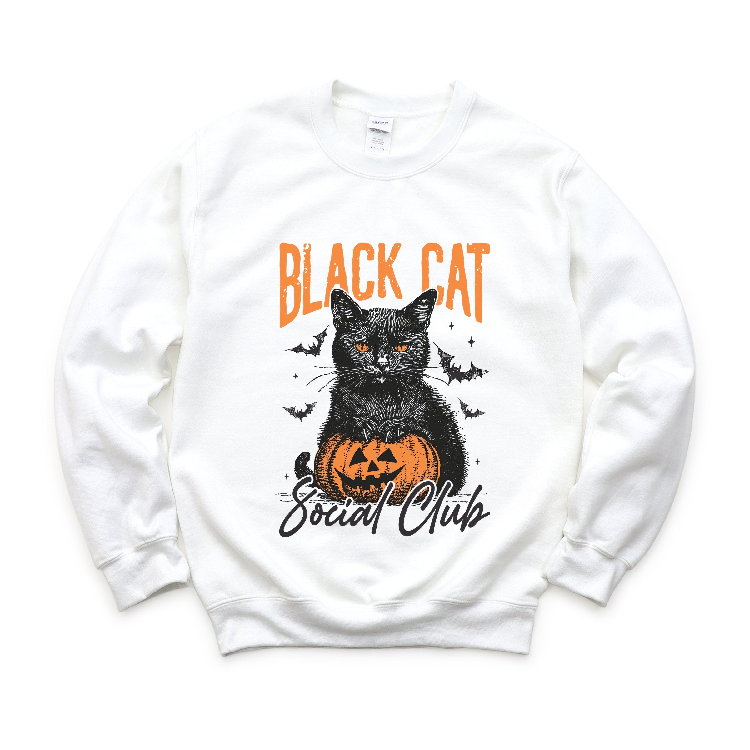 Black Cat Social Club Pumpkin - Sweatshirt
