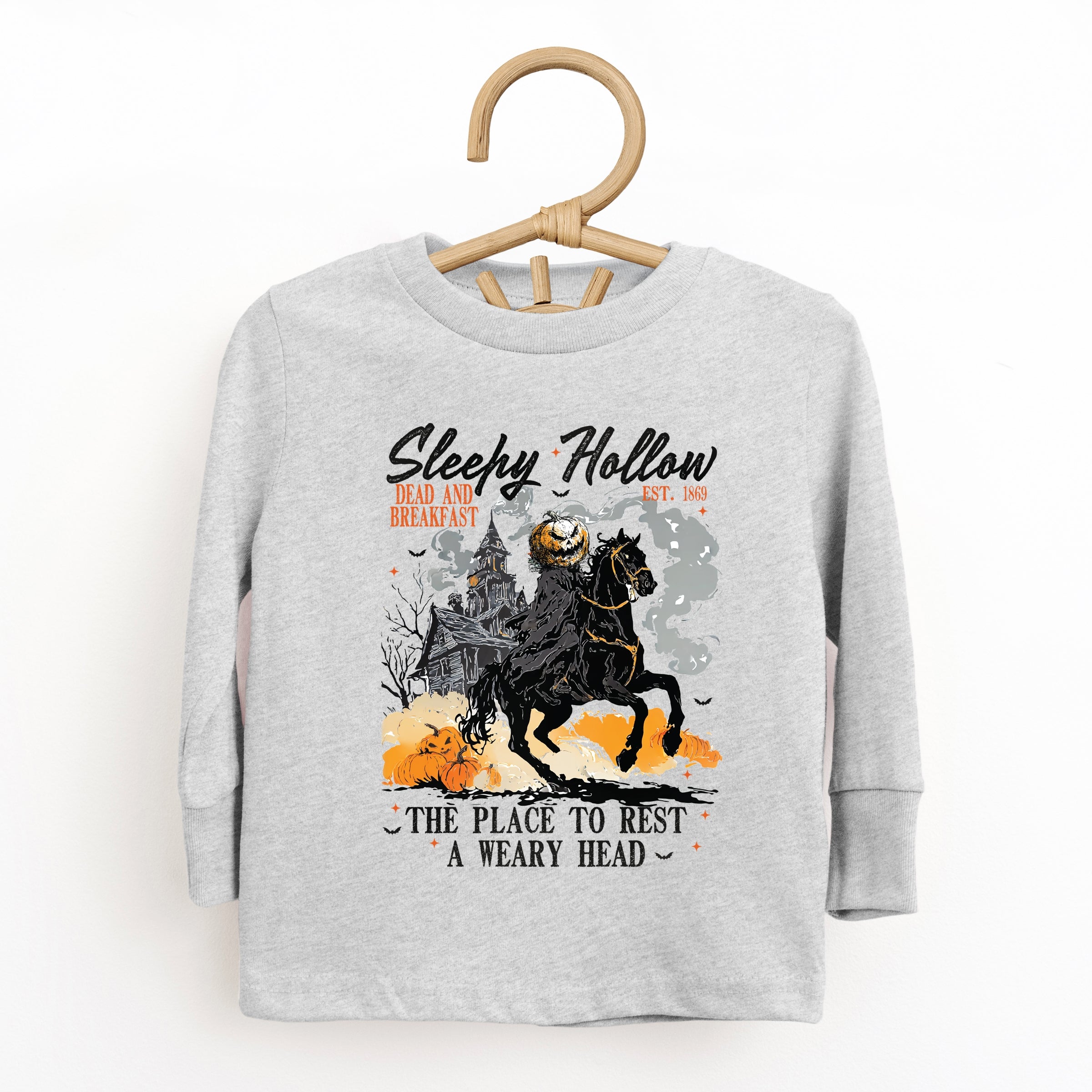 Sleepy Hollow Dead and Breakfast - Toddler Long Sleeve Graphic Tee and Youth Long Sleeve Graphic T-Shirt