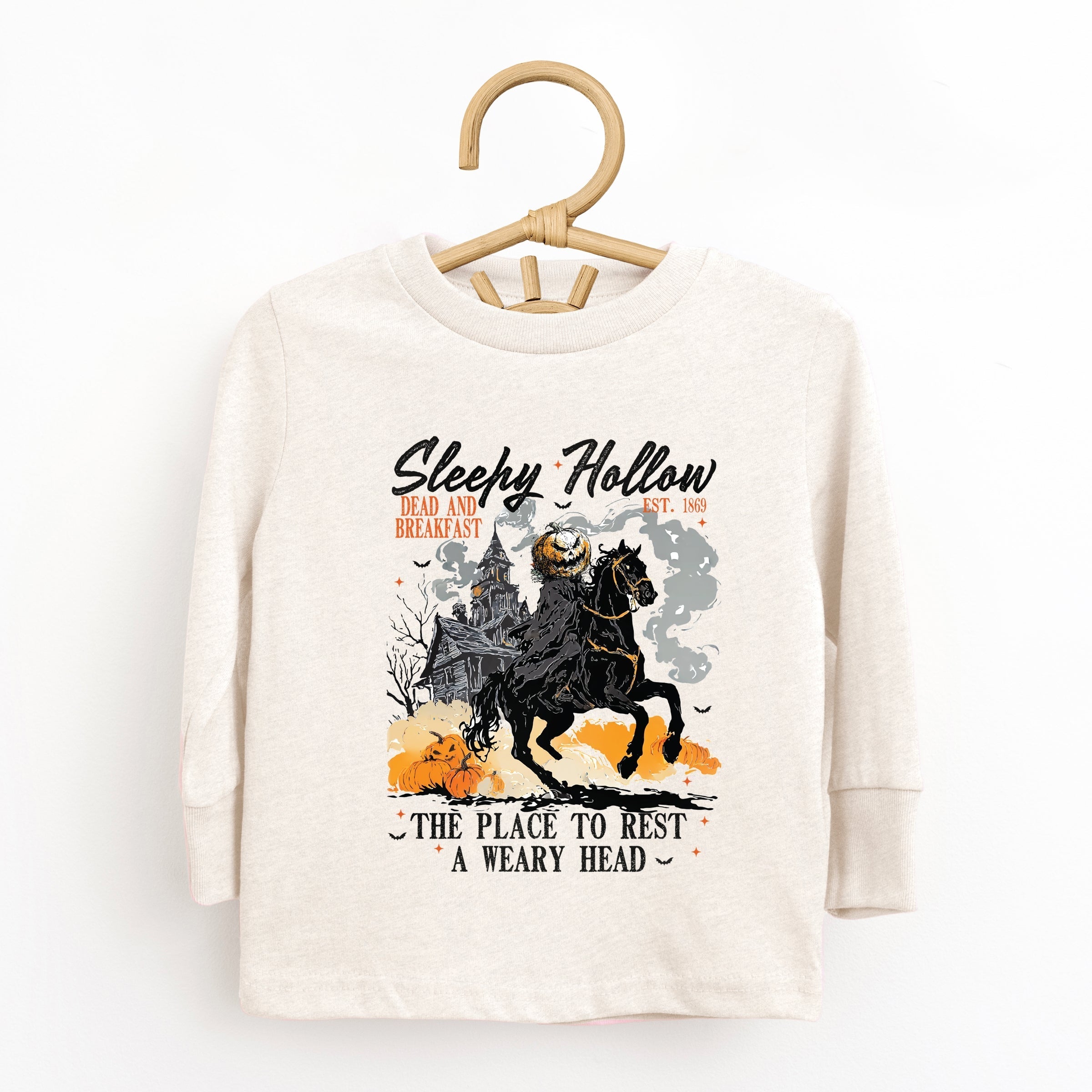 Sleepy Hollow Dead and Breakfast - Toddler Long Sleeve Graphic Tee and Youth Long Sleeve Graphic T-Shirt