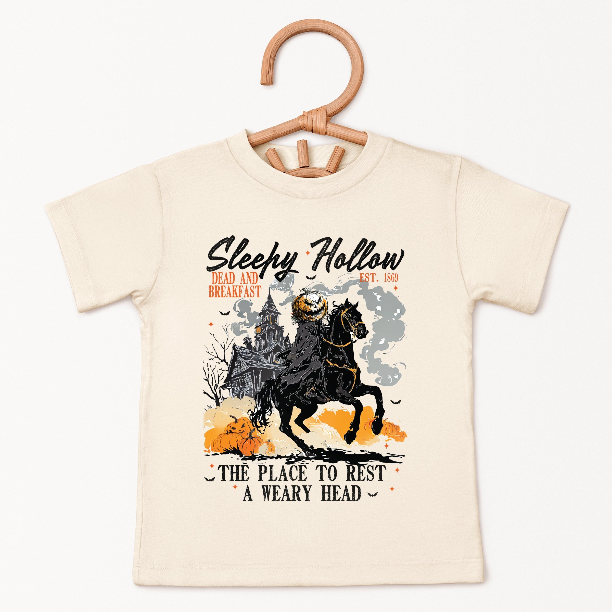 Sleepy Hollow Dead and Breakfast - Toddler Short Sleeve Graphic T-Shirt