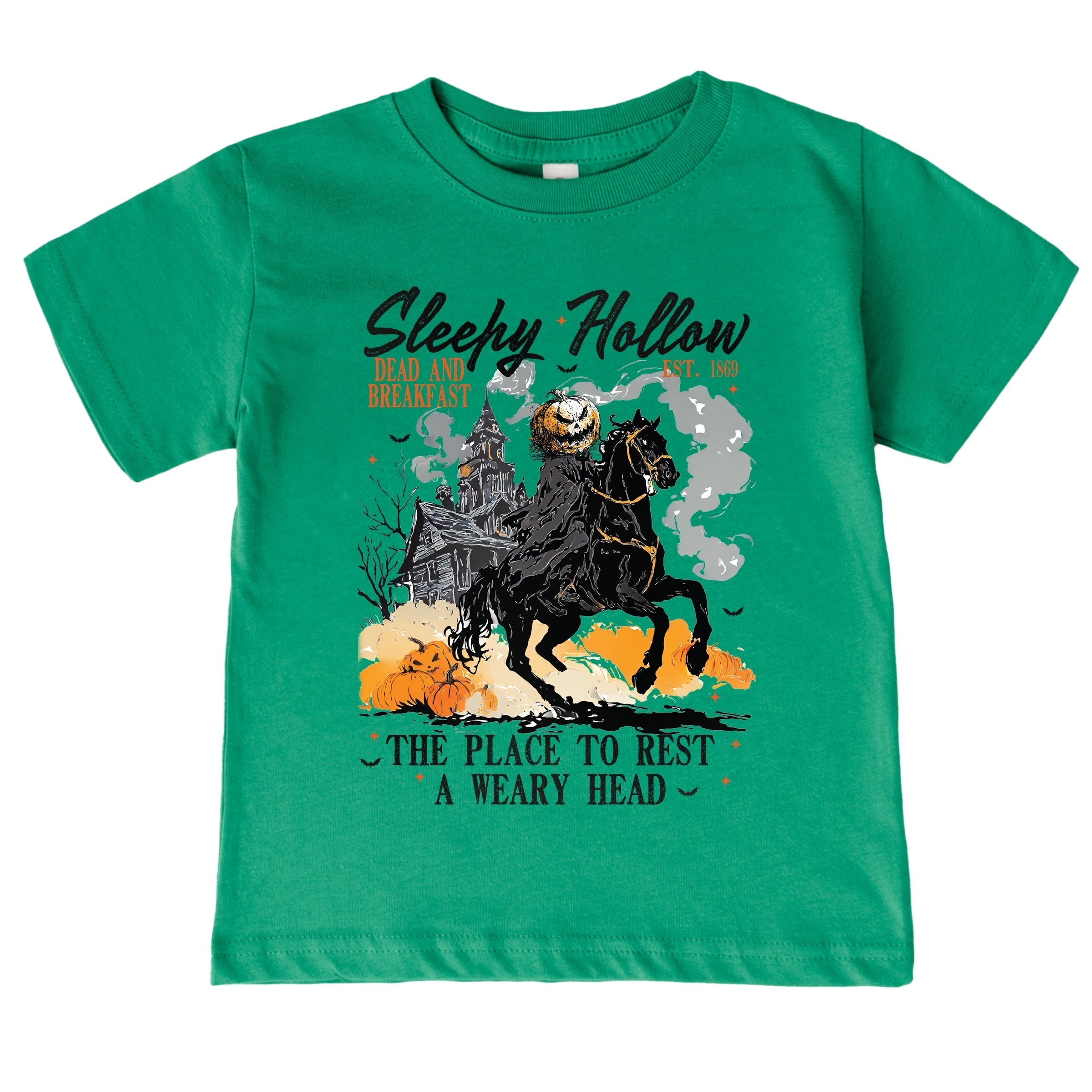 Sleepy Hollow Dead and Breakfast - Toddler Short Sleeve Graphic T-Shirt