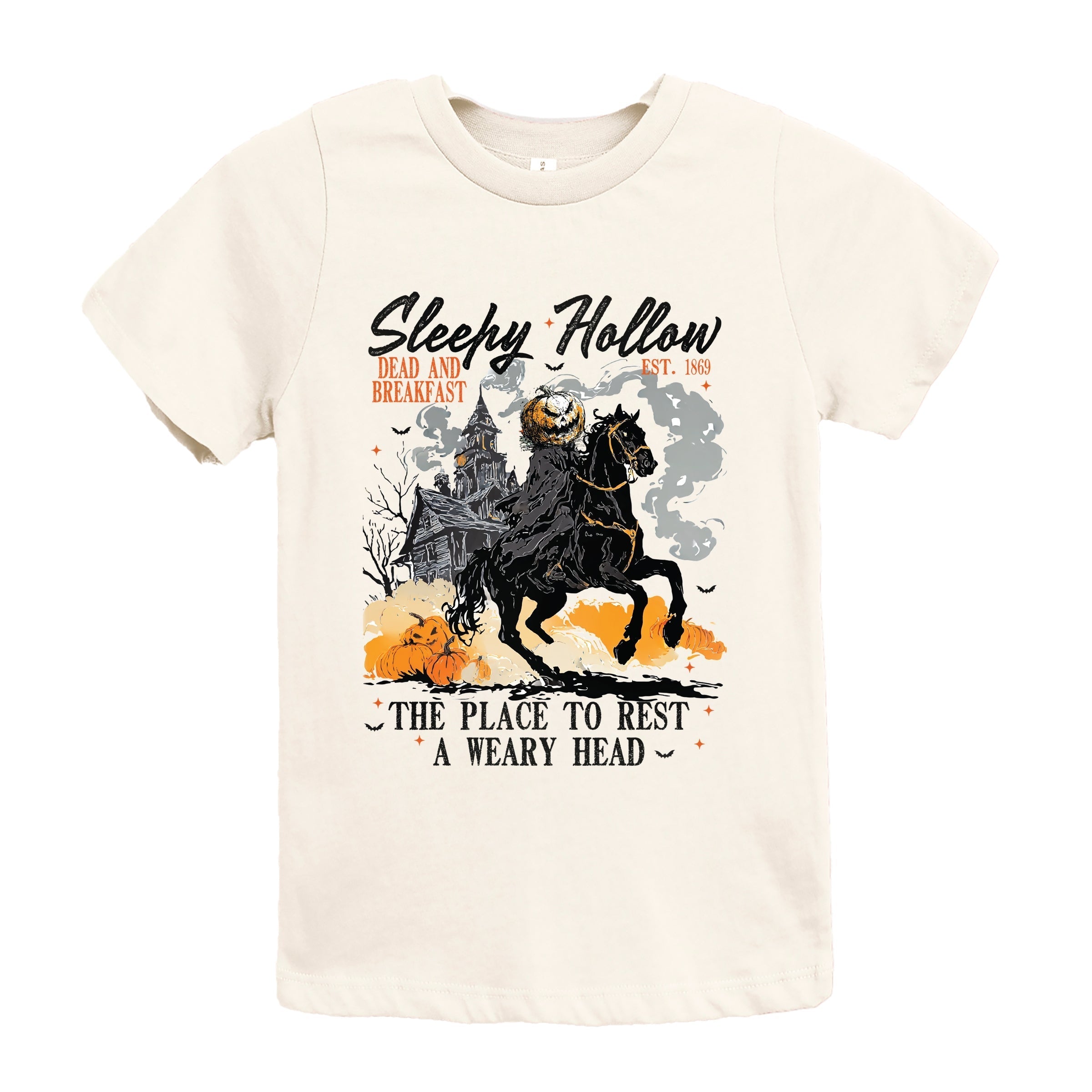 Sleepy Hollow Dead and Breakfast - Toddler Short Sleeve Graphic T-Shirt