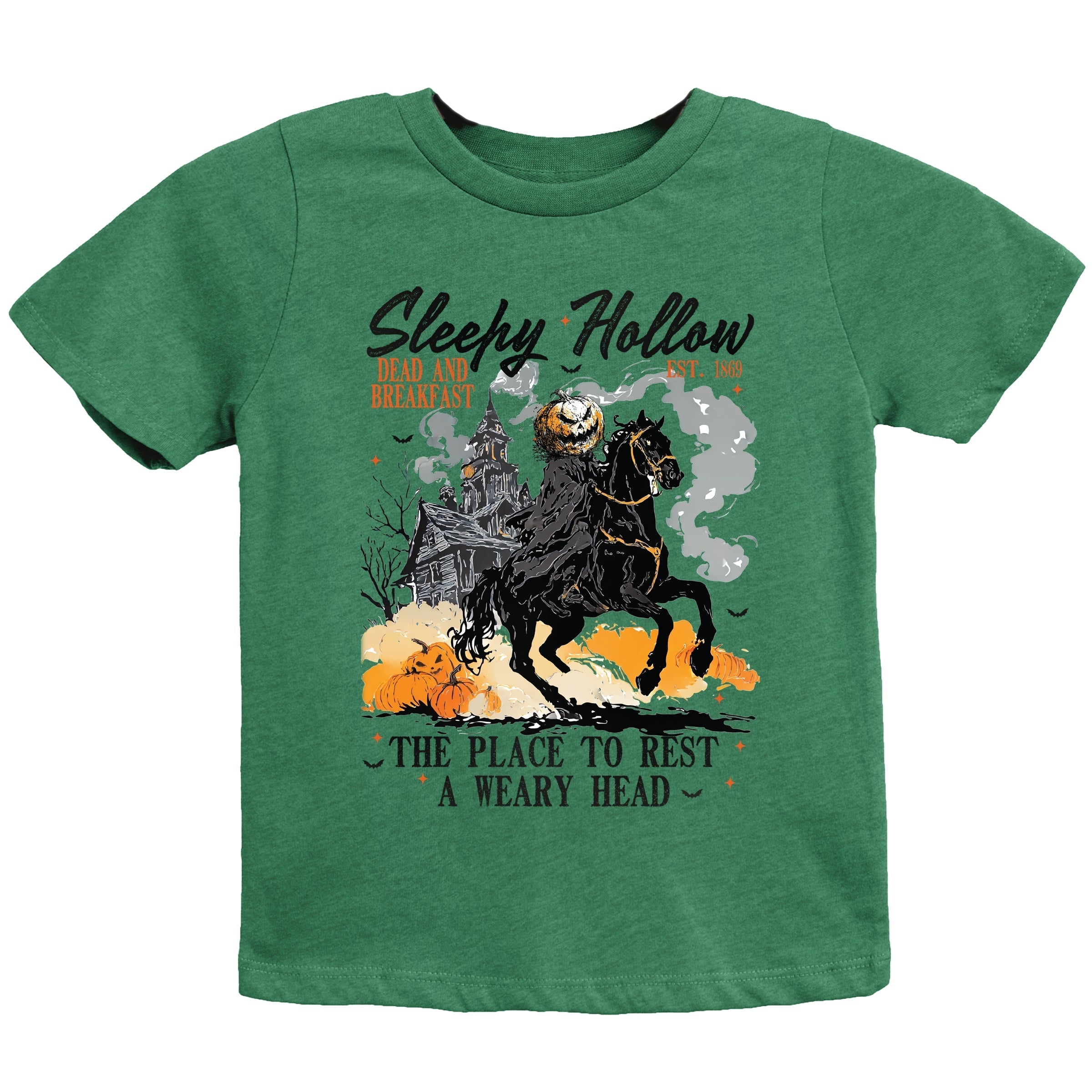 Sleepy Hollow Dead and Breakfast - Toddler Short Sleeve Graphic T-Shirt