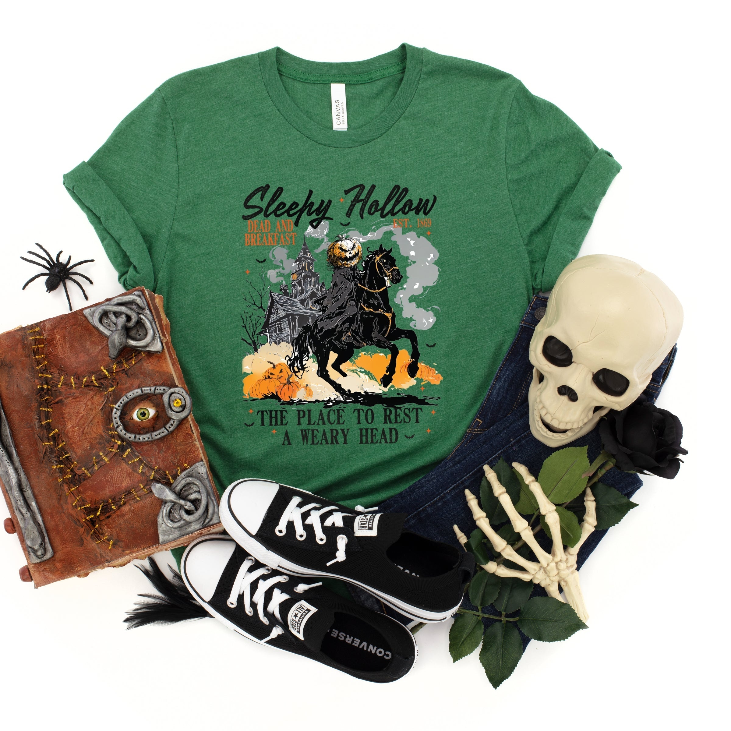Sleepy Hollow Dead and Breakfast - Toddler Short Sleeve Graphic T-Shirt