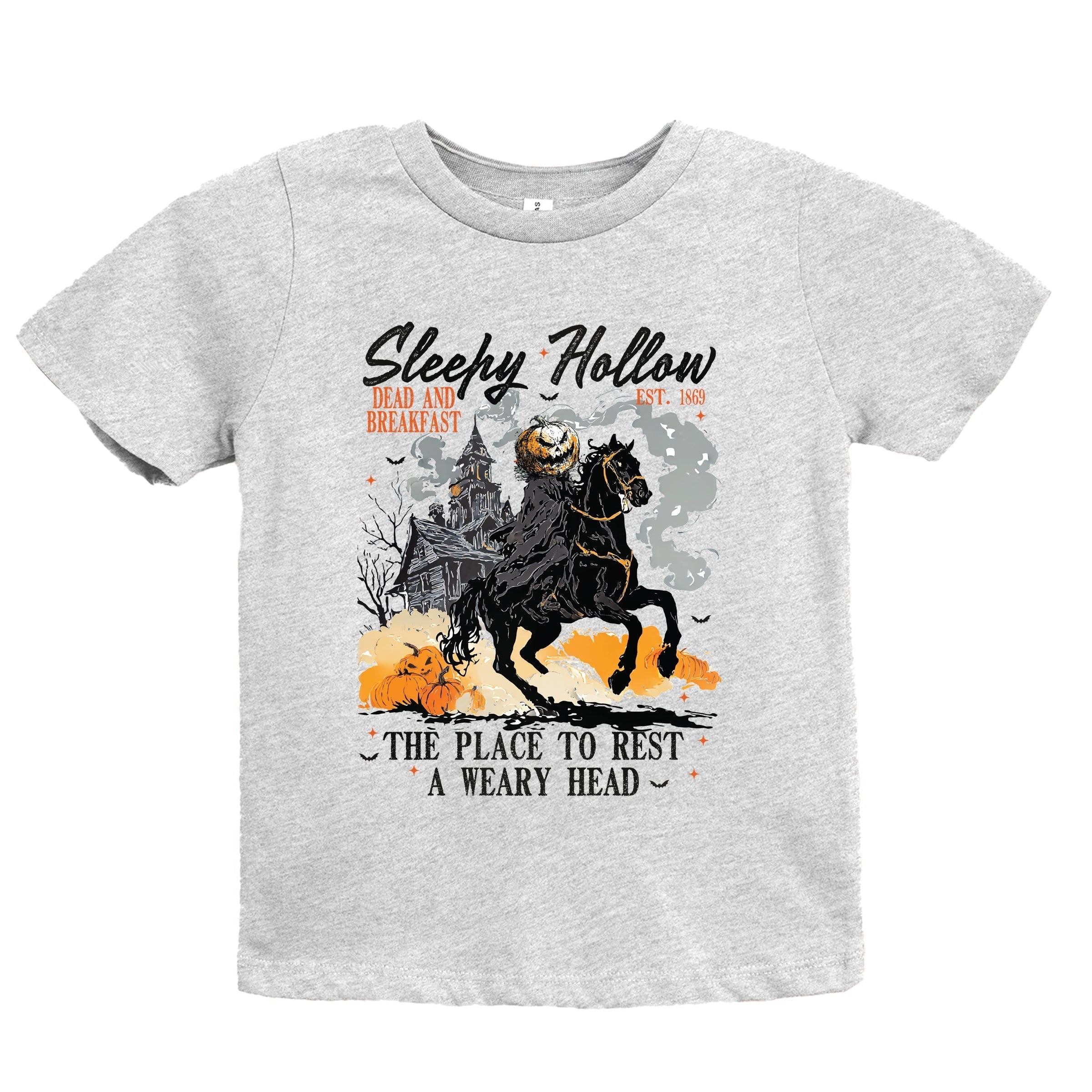 Sleepy Hollow Dead and Breakfast - Toddler Short Sleeve Graphic T-Shirt