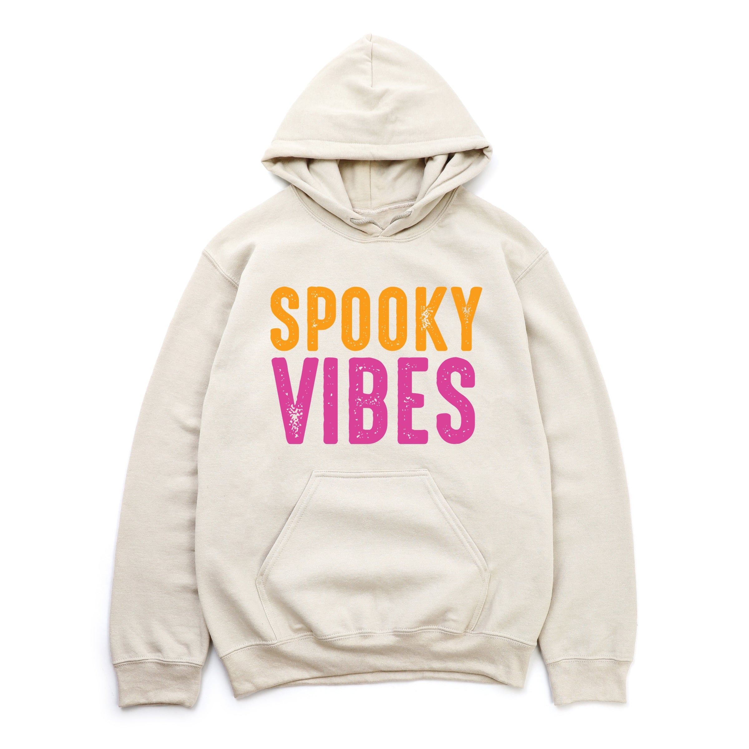 Spooky Vibes Bright Distressed - Women's Graphic Hoodie
