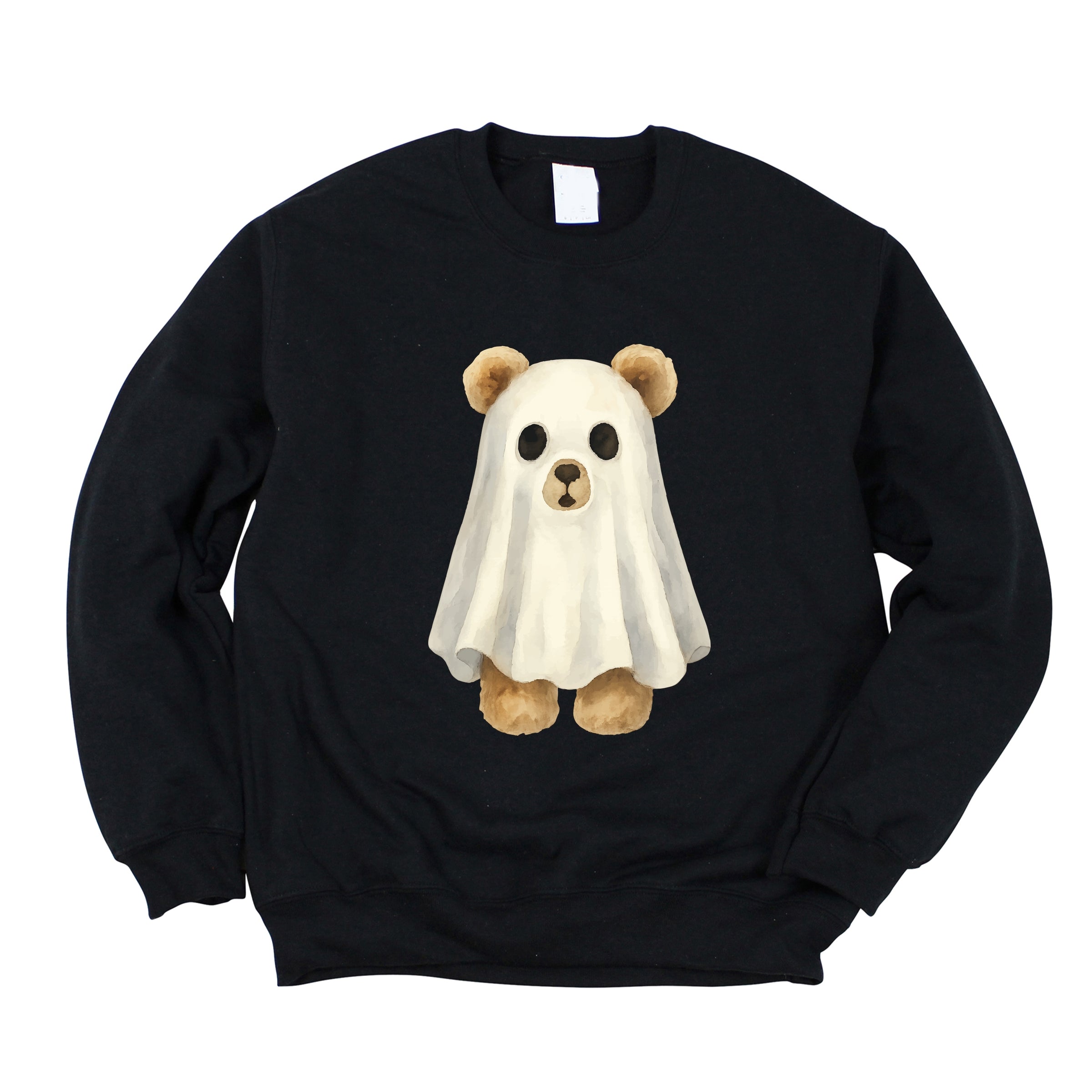 Watercolor Ghost Bear -  Womens Sweatshirt