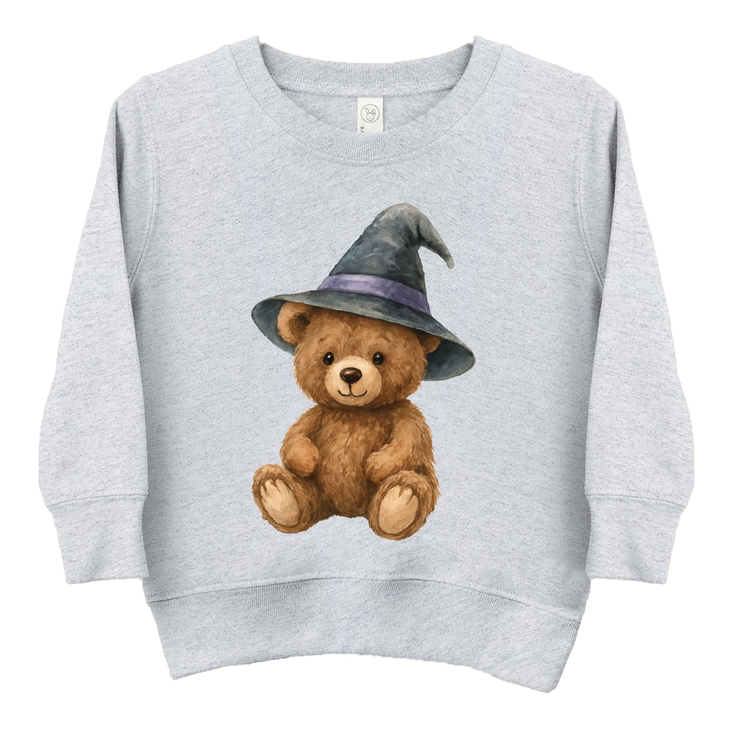 Watercolor Witchy Bear - Kids Youth Sweatshirt and Kids Toddler Sweatshirt