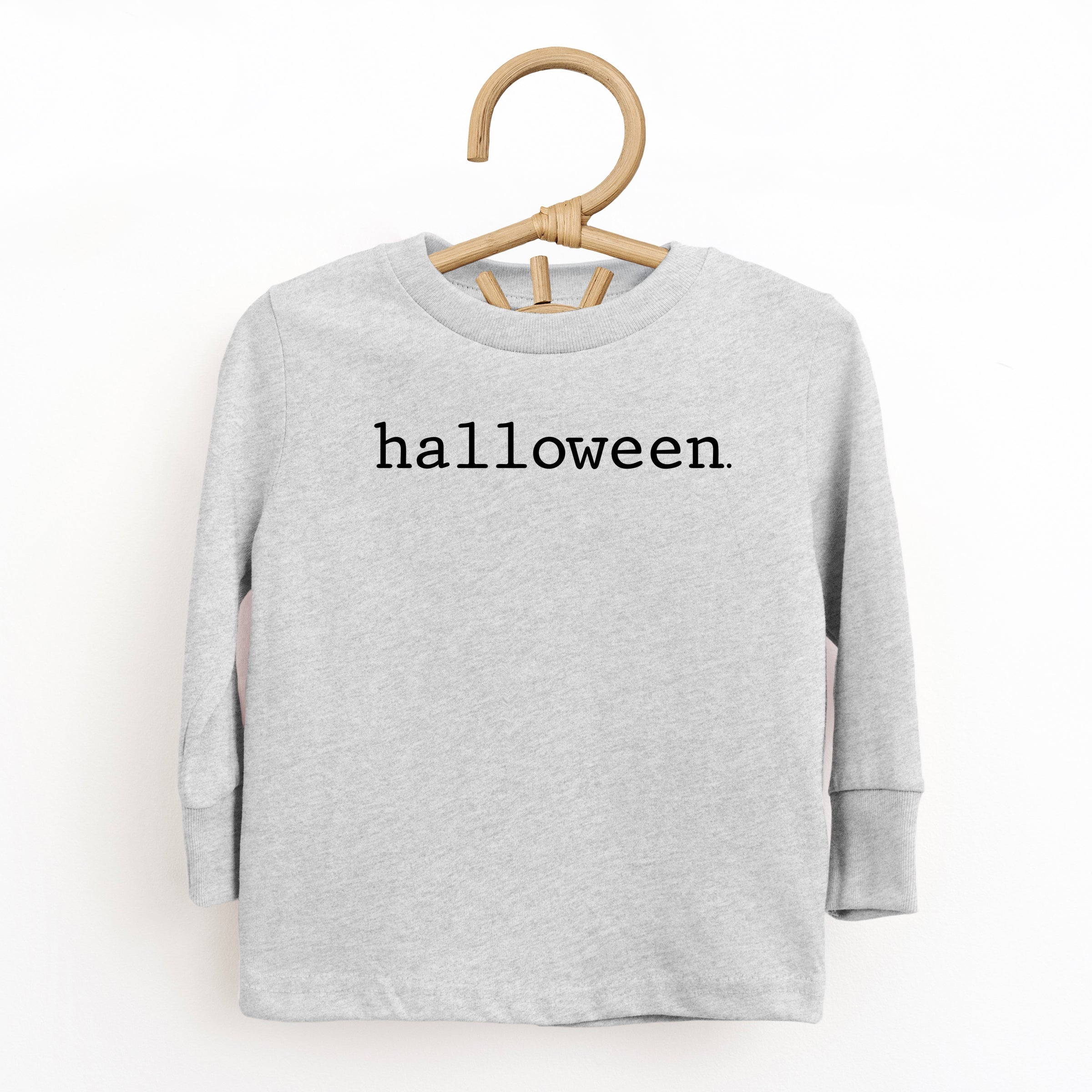 Halloween Typewriter - Toddler Long Sleeve Graphic Tee and Youth Long Sleeve Graphic T-Shirt