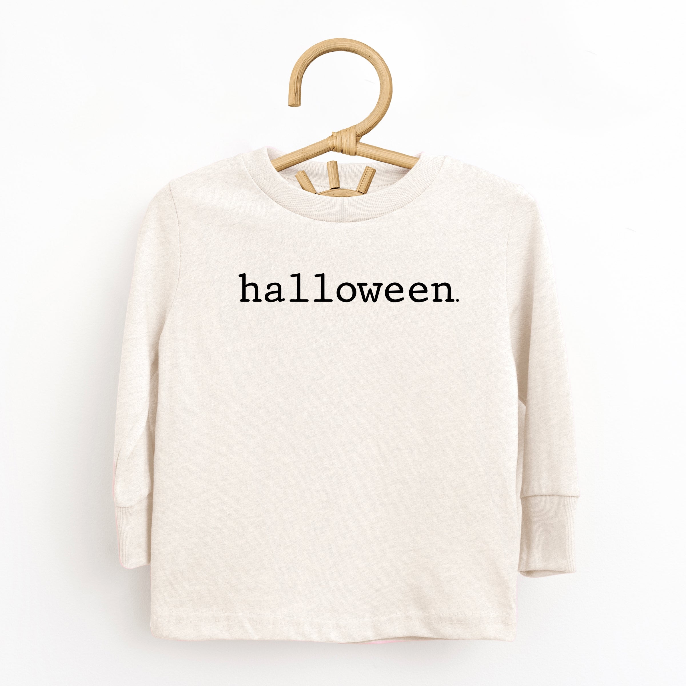 Halloween Typewriter - Toddler Long Sleeve Graphic Tee and Youth Long Sleeve Graphic T-Shirt