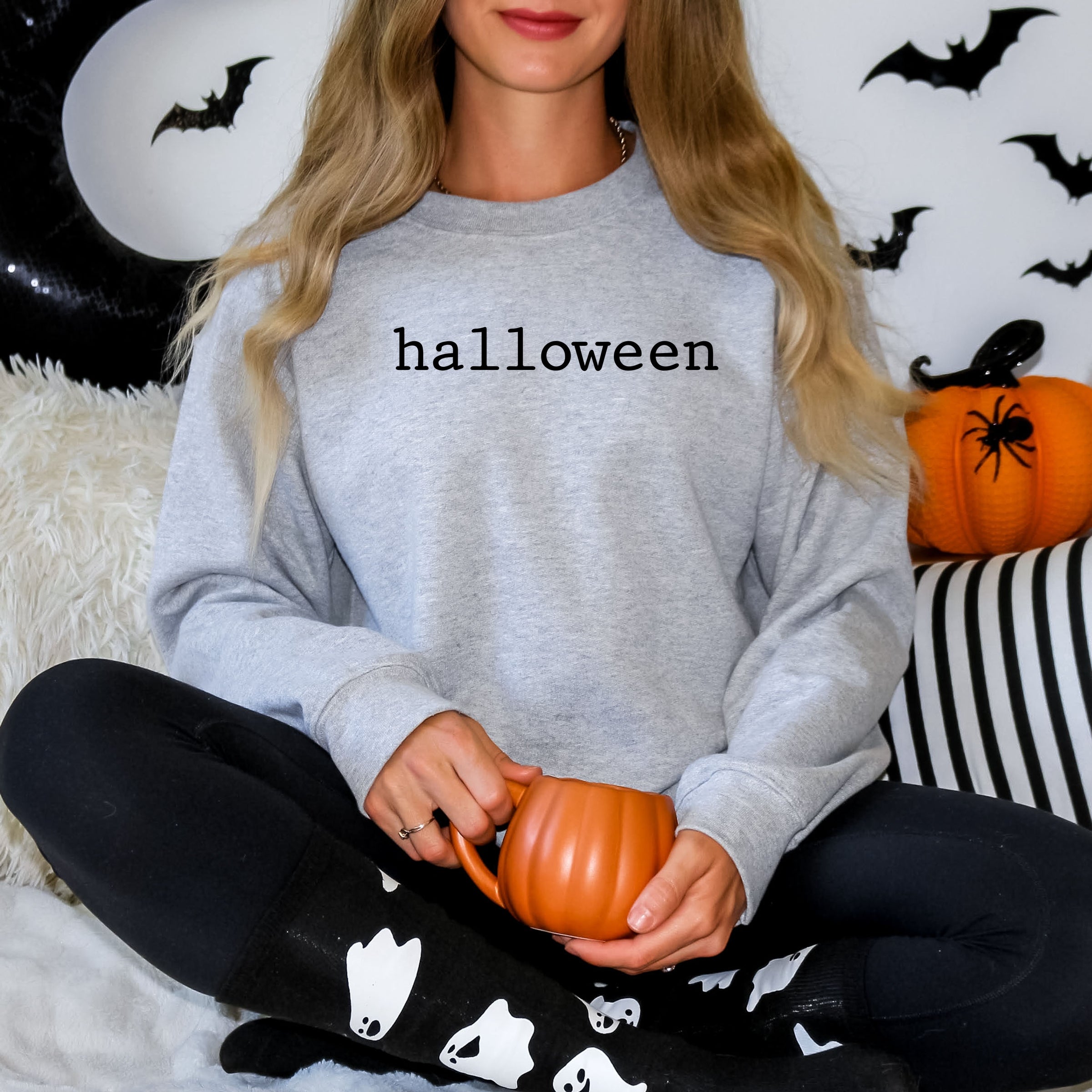 Halloween Typewriter - Women's Graphic Sweatshirt