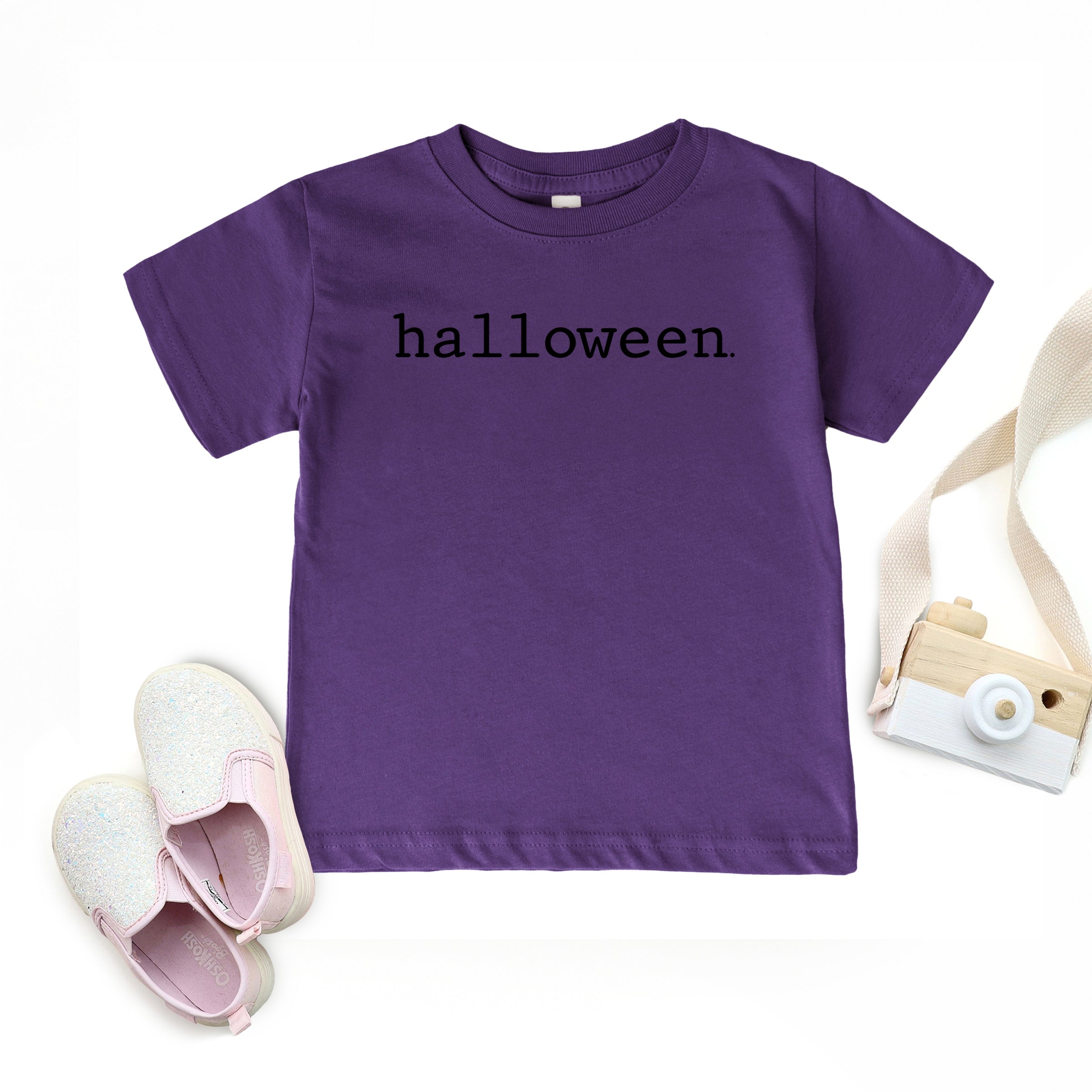 Halloween Typewriter - Youth Short Sleeve Graphic T-Shirt and Toddler Short Sleeve Graphic T-Shirt