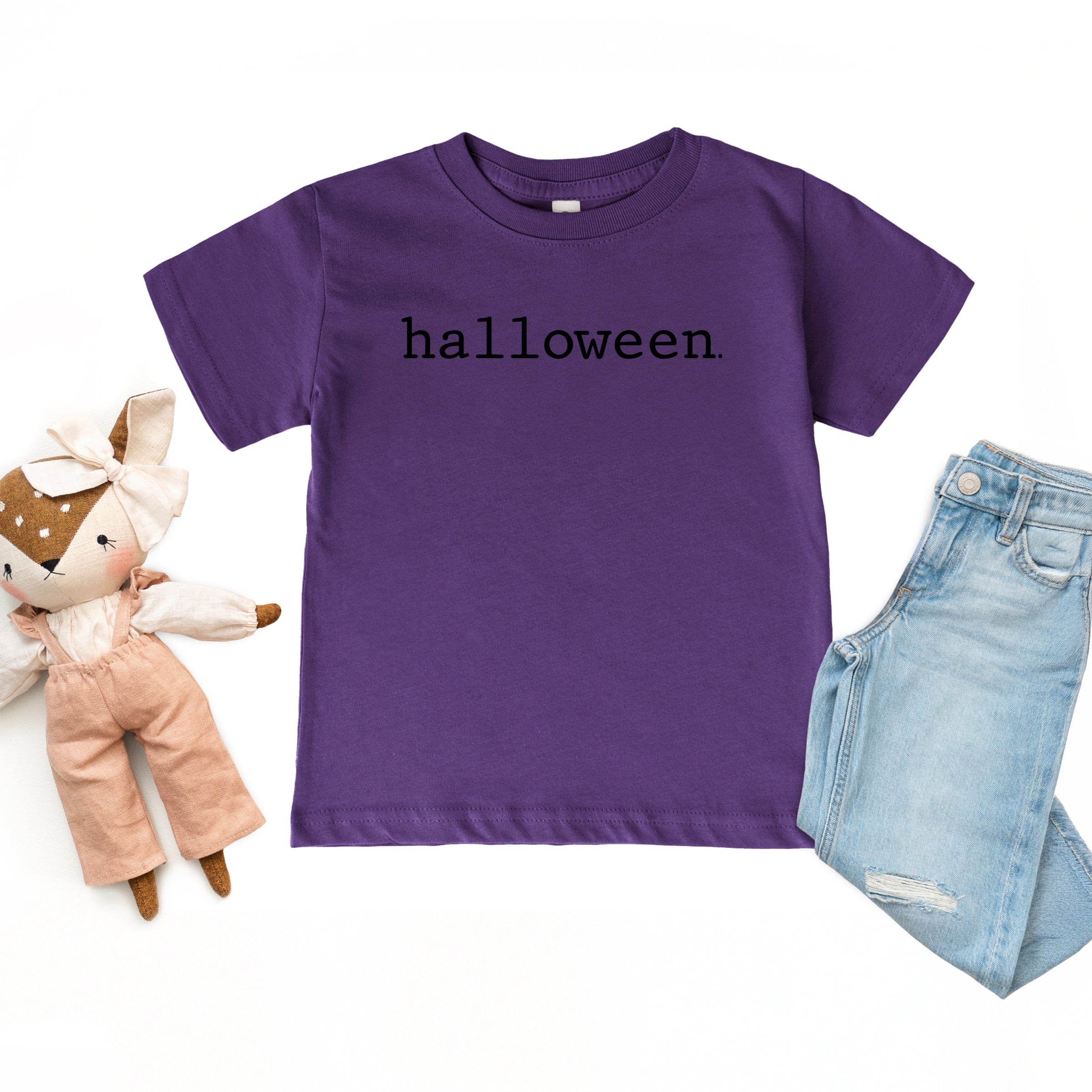 Halloween Typewriter - Youth Short Sleeve Graphic T-Shirt and Toddler Short Sleeve Graphic T-Shirt