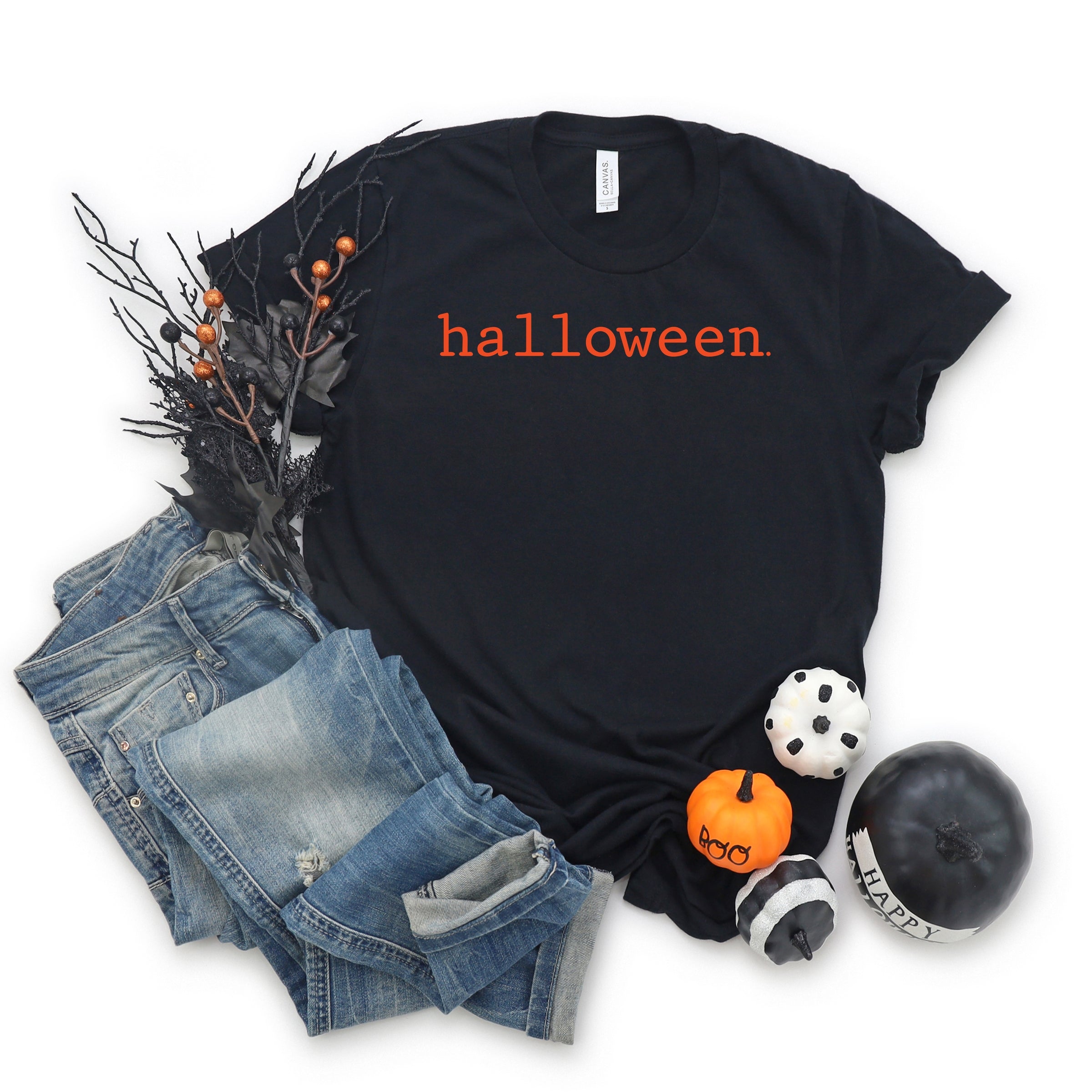 Halloween Typewriter - Women's Short Sleeve Graphic T-Shirt
