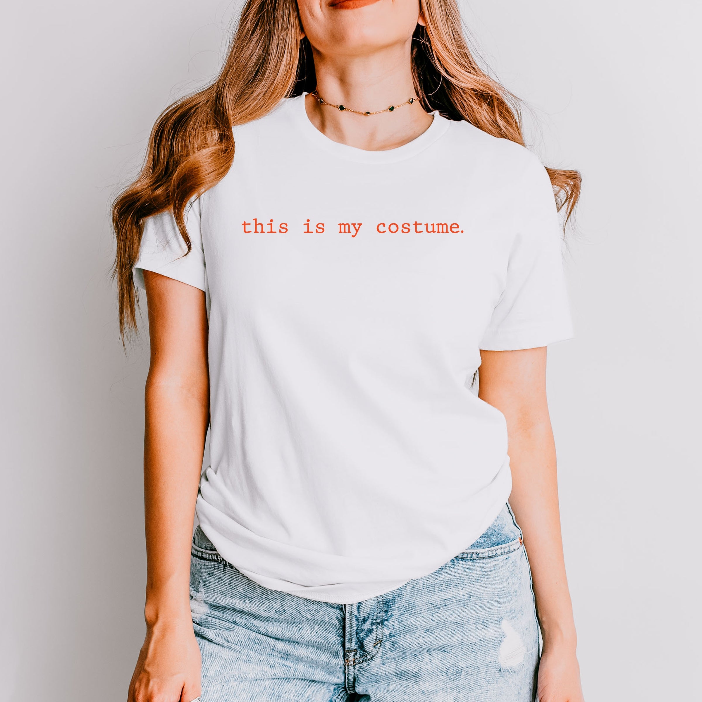 This Is My Costume Typewriter - Women's Short Sleeve Graphic T-Shirt