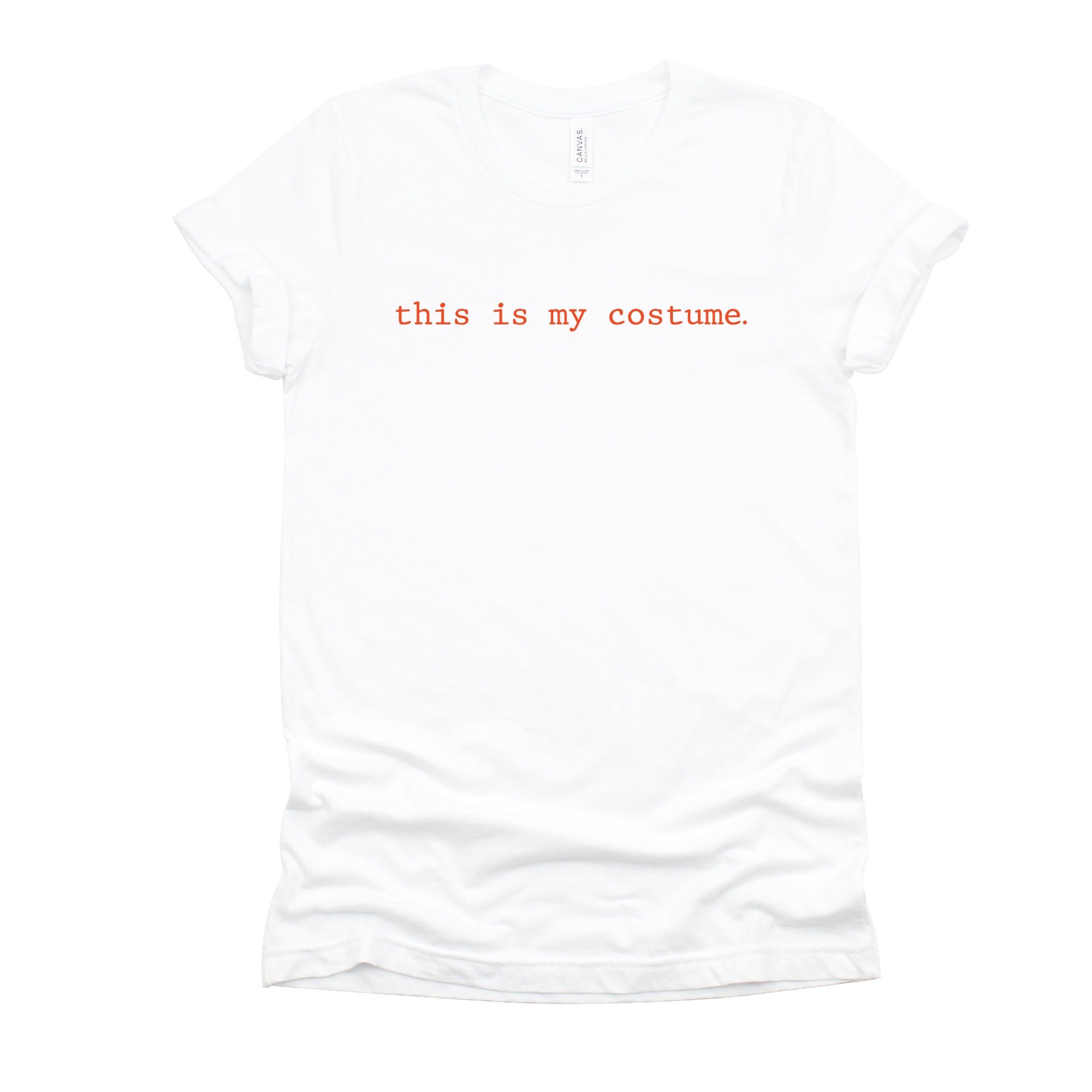 This Is My Costume Typewriter - Women's Short Sleeve Graphic T-Shirt