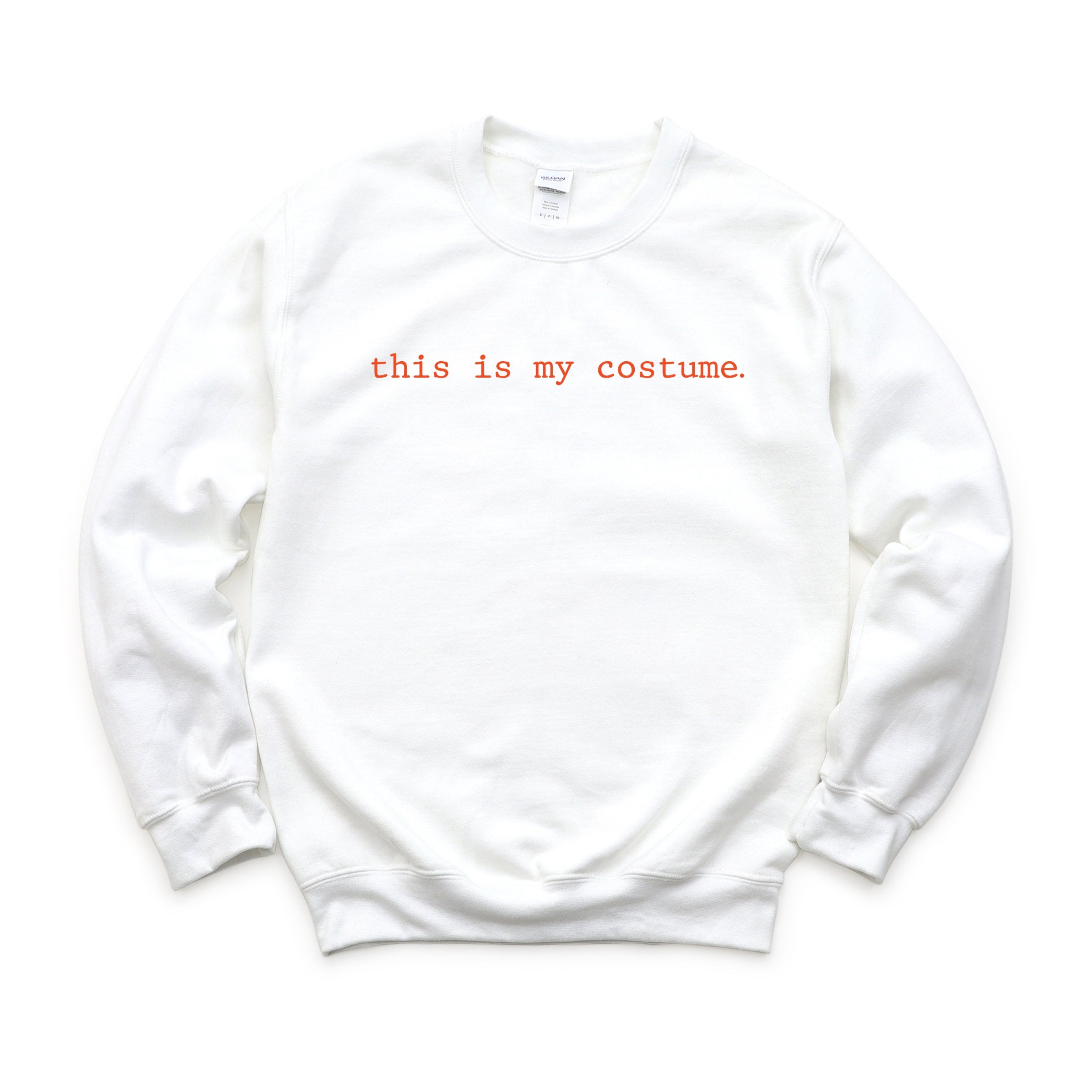 This Is My Costume Typewriter - Women's Graphic Sweatshirt