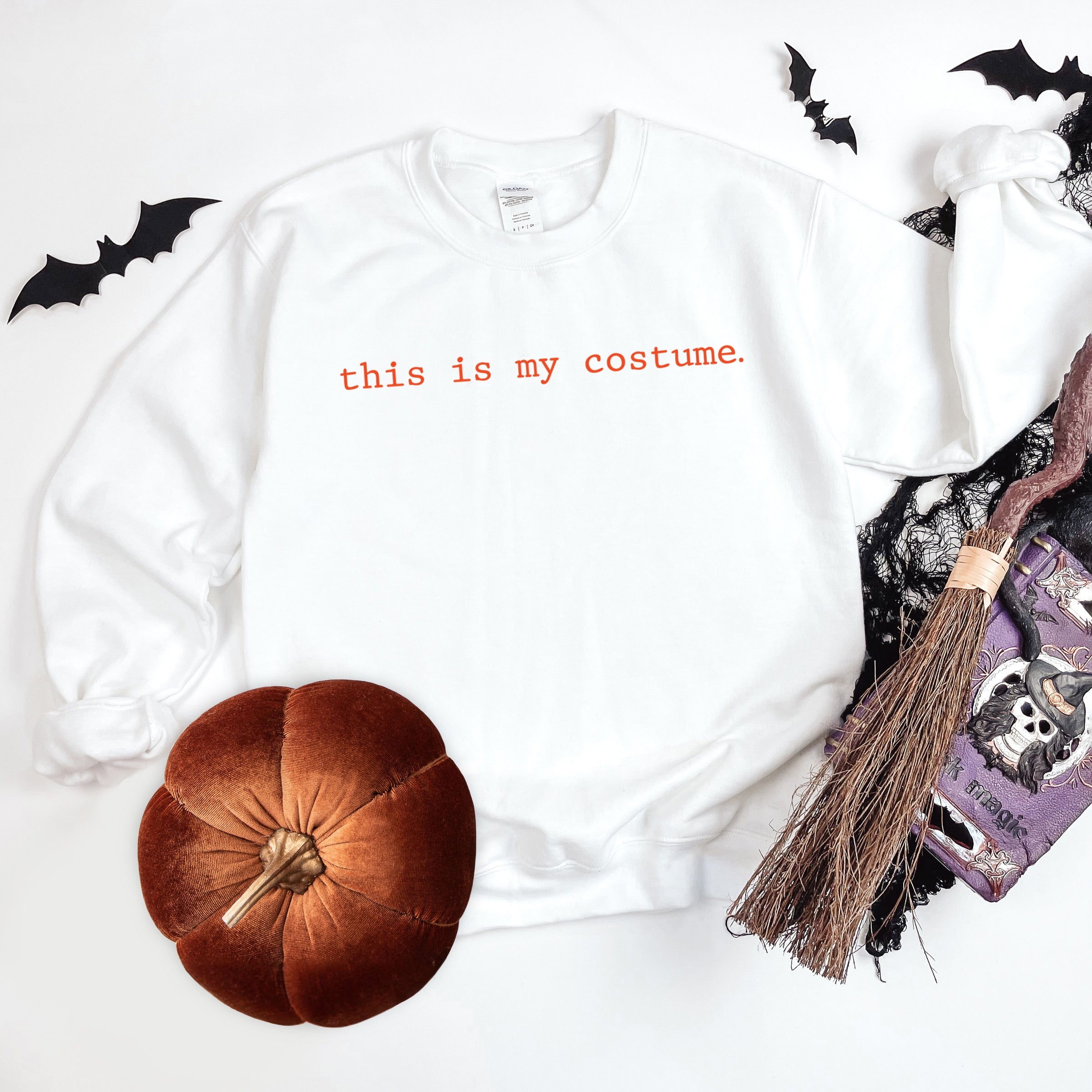 This Is My Costume Typewriter - Women's Graphic Sweatshirt