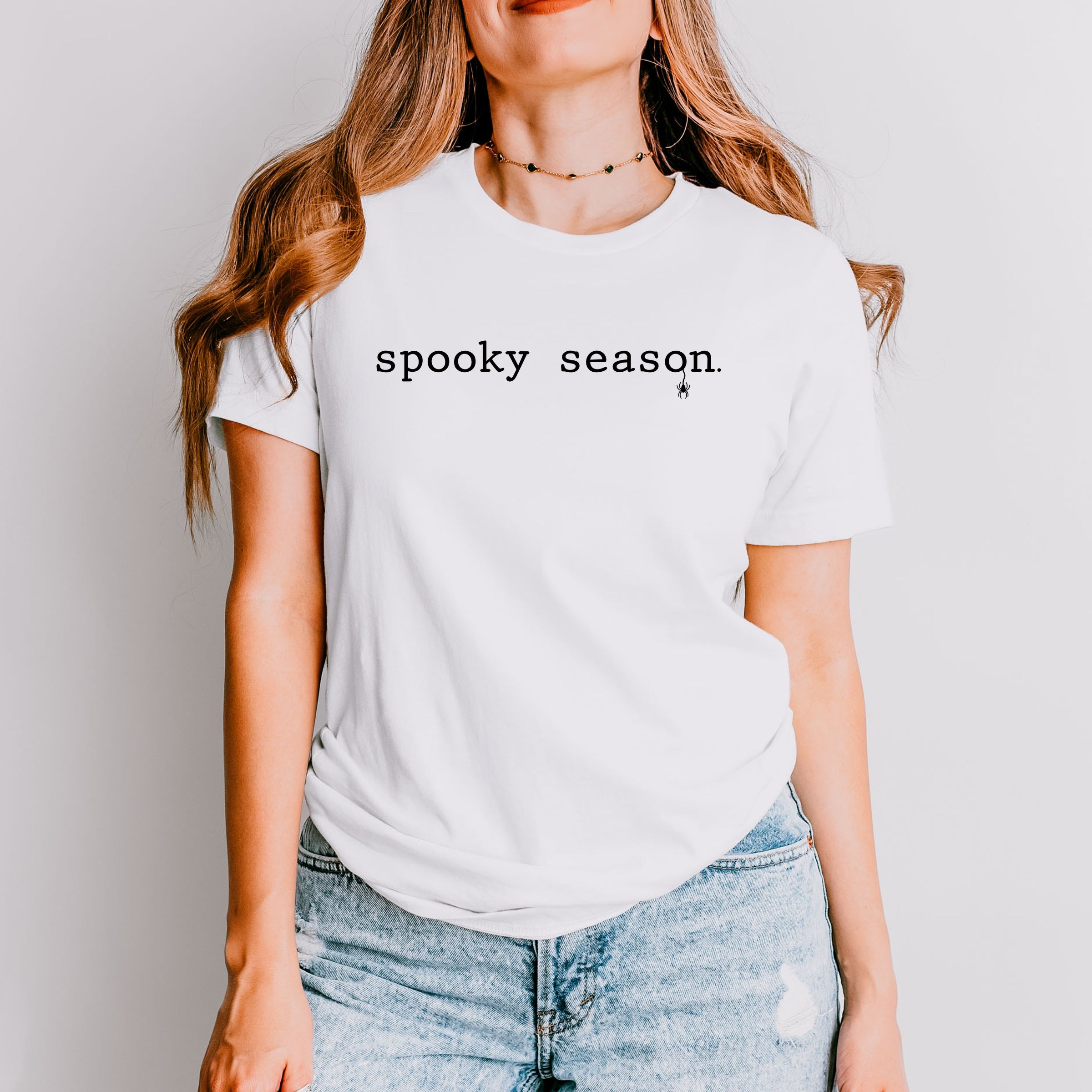 Spooky Season Typewriter - Women's Short Sleeve Graphic T-Shirt