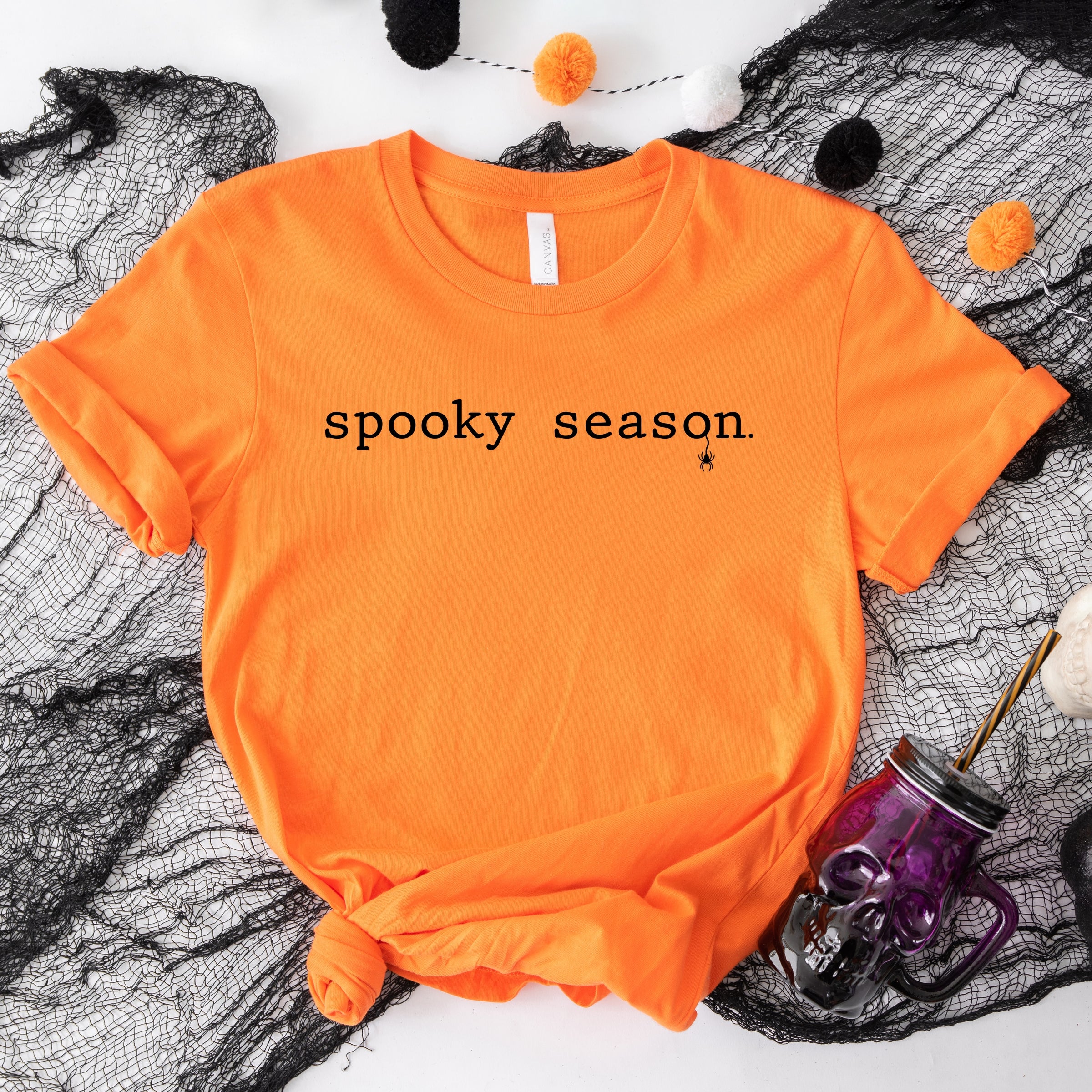 Spooky Season Typewriter - Women's Short Sleeve Graphic T-Shirt