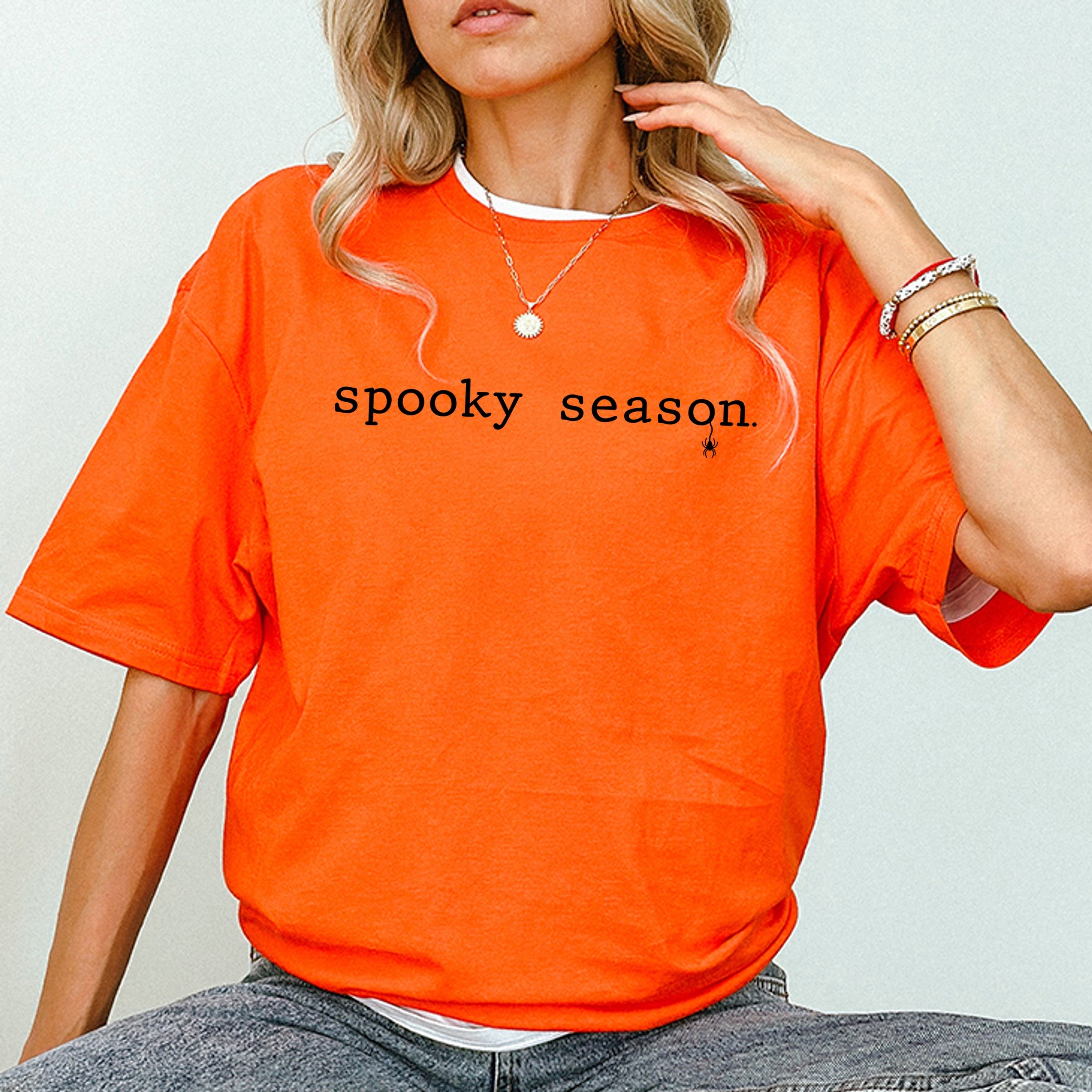 Spooky Season Typewriter - Women's Short Sleeve Graphic T-Shirt