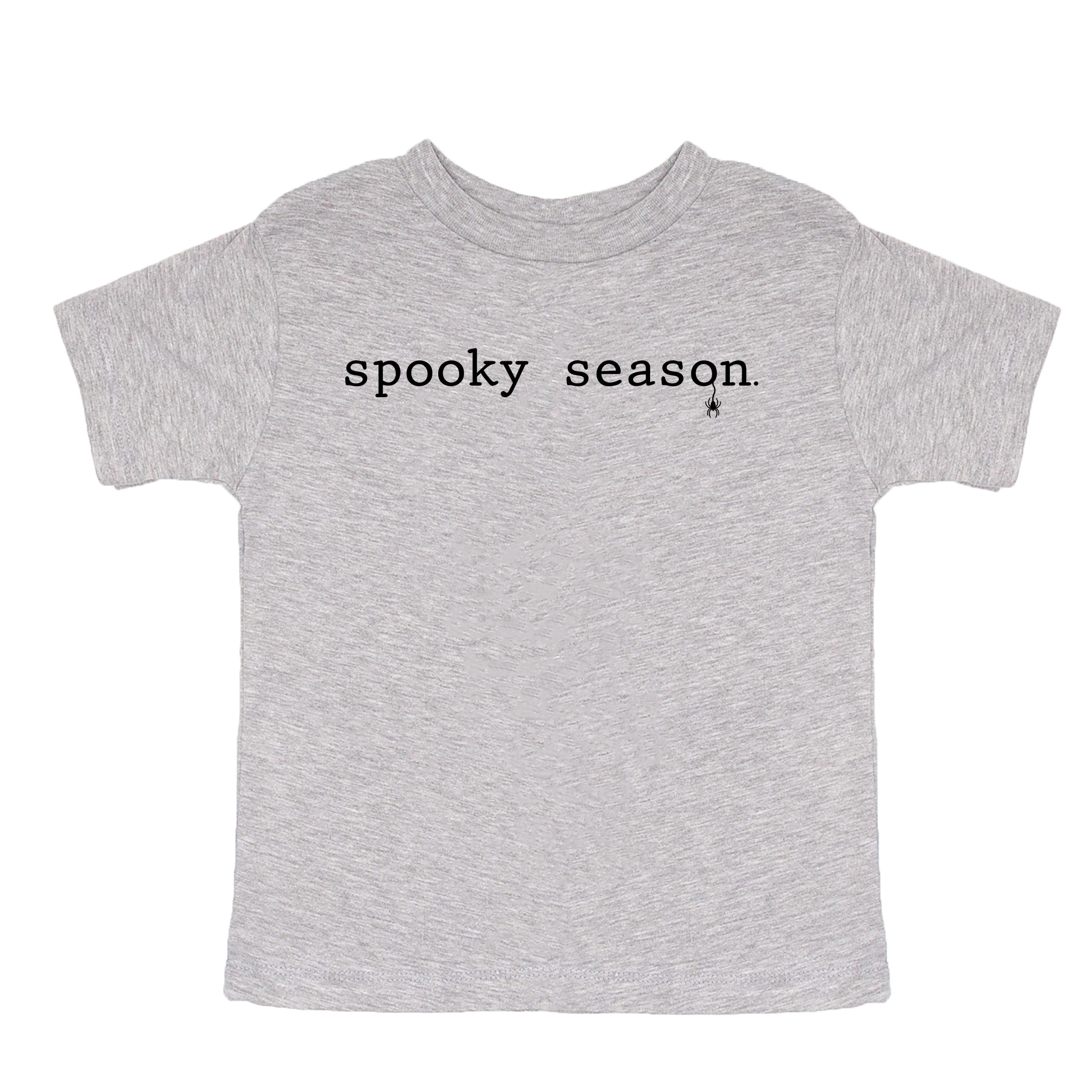 Spooky Season Typewriter - Youth Short Sleeve Graphic T-Shirt and Toddler Short Sleeve Graphic T-Shirt