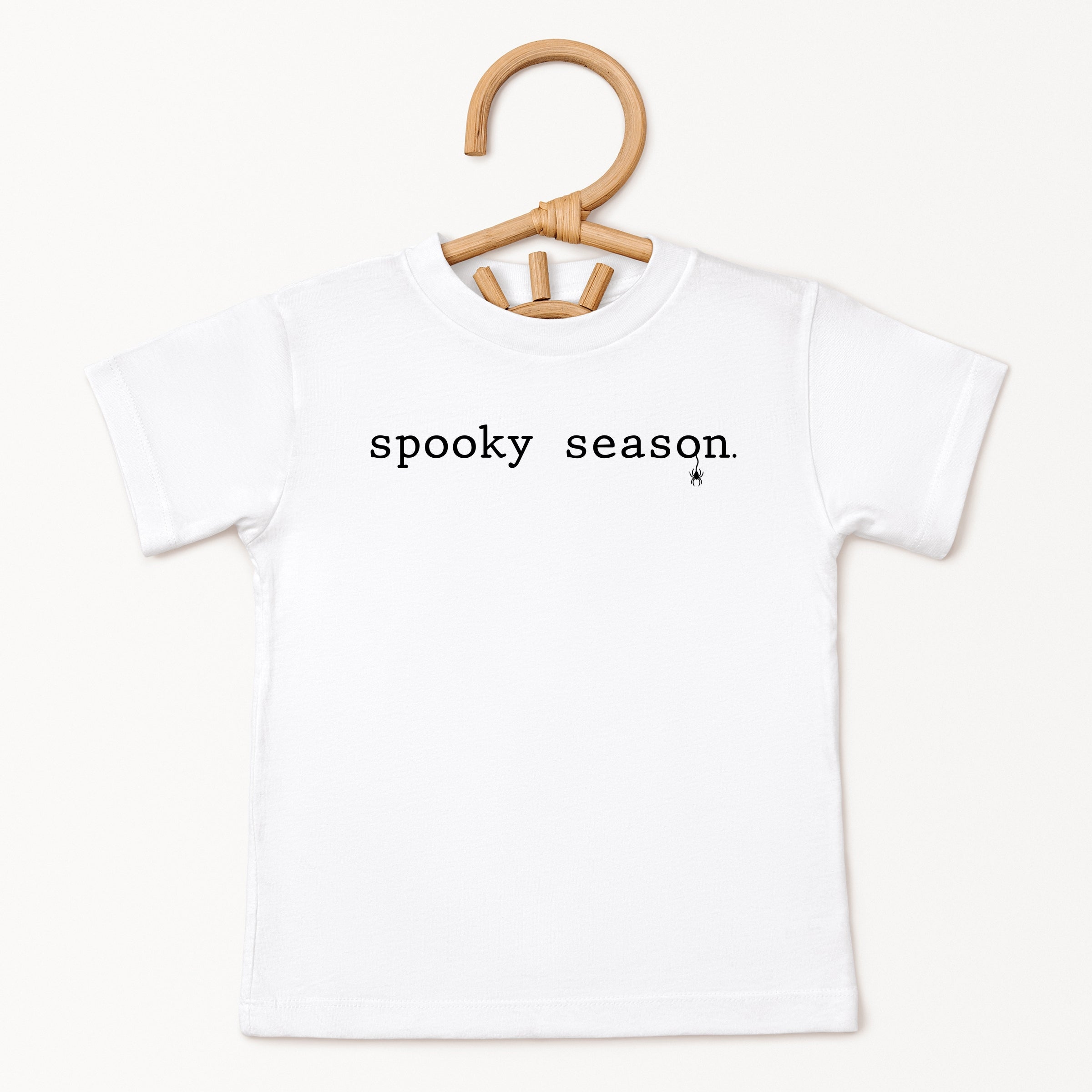 Spooky Season Typewriter - Youth Short Sleeve Graphic T-Shirt and Toddler Short Sleeve Graphic T-Shirt