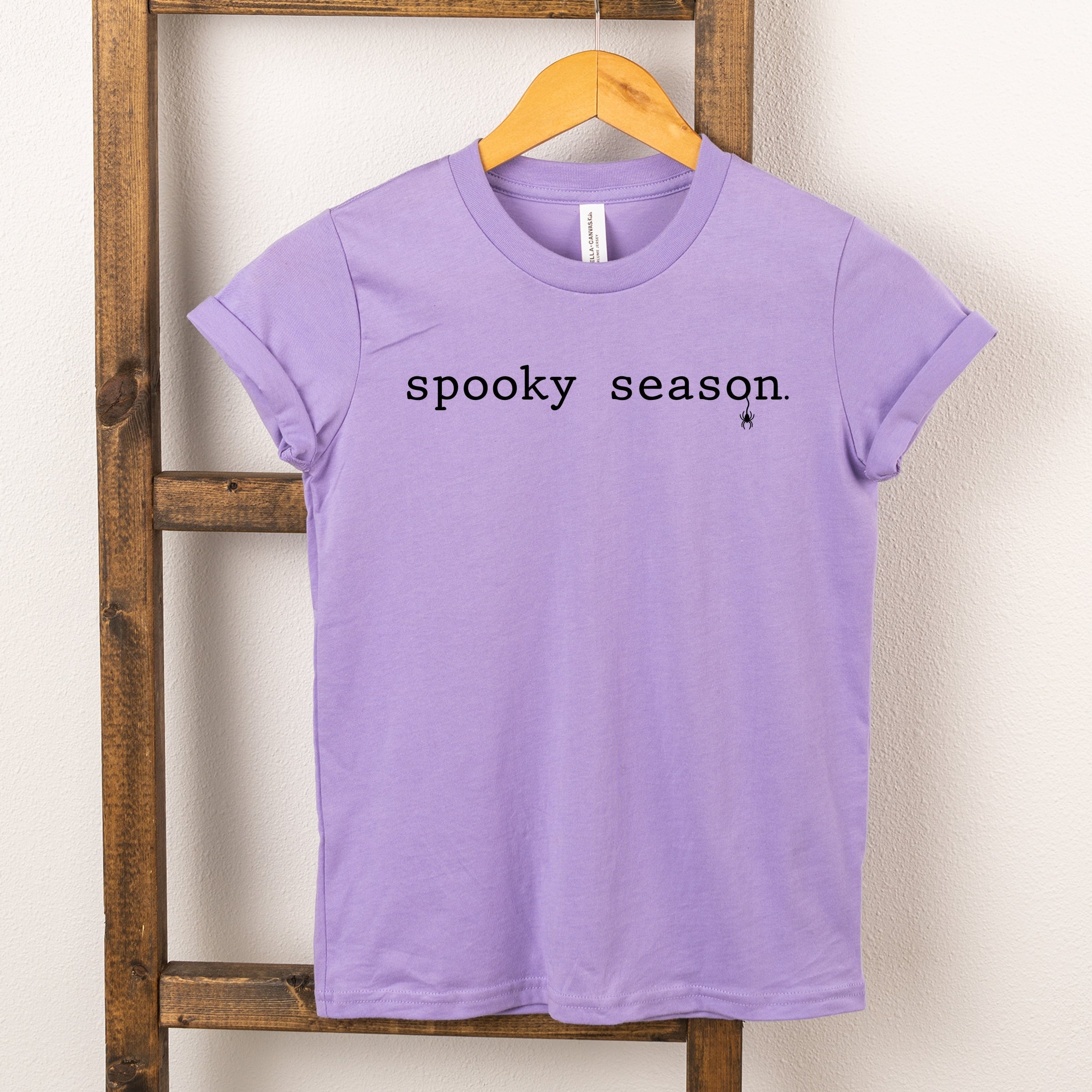 Spooky Season Typewriter - Youth Short Sleeve Graphic T-Shirt and Toddler Short Sleeve Graphic T-Shirt