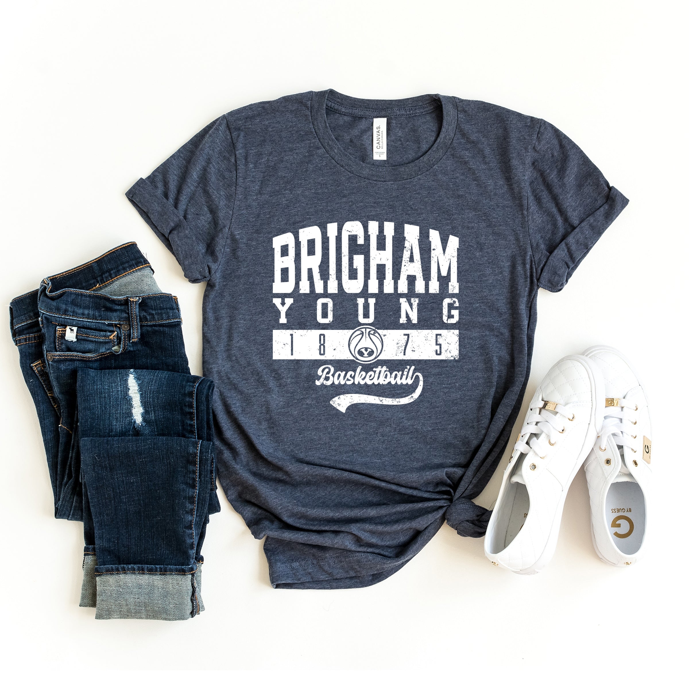 22718W_F-C Heather Navy