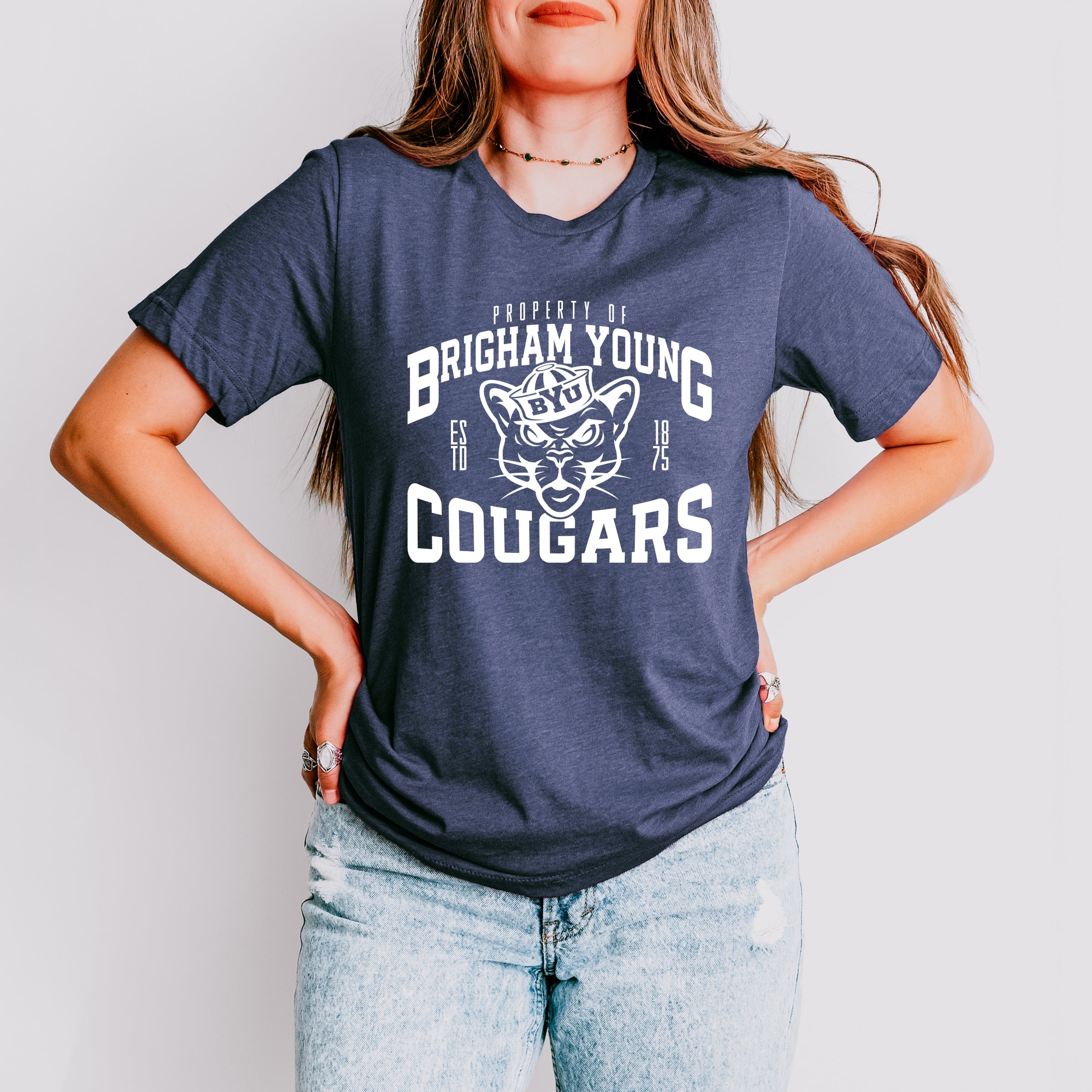 22721W_F-C Heather Navy