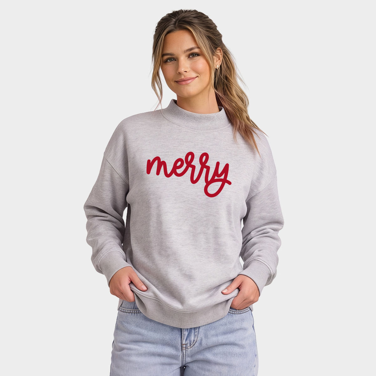 23116REDPU_F-OMSWT Heather Grey