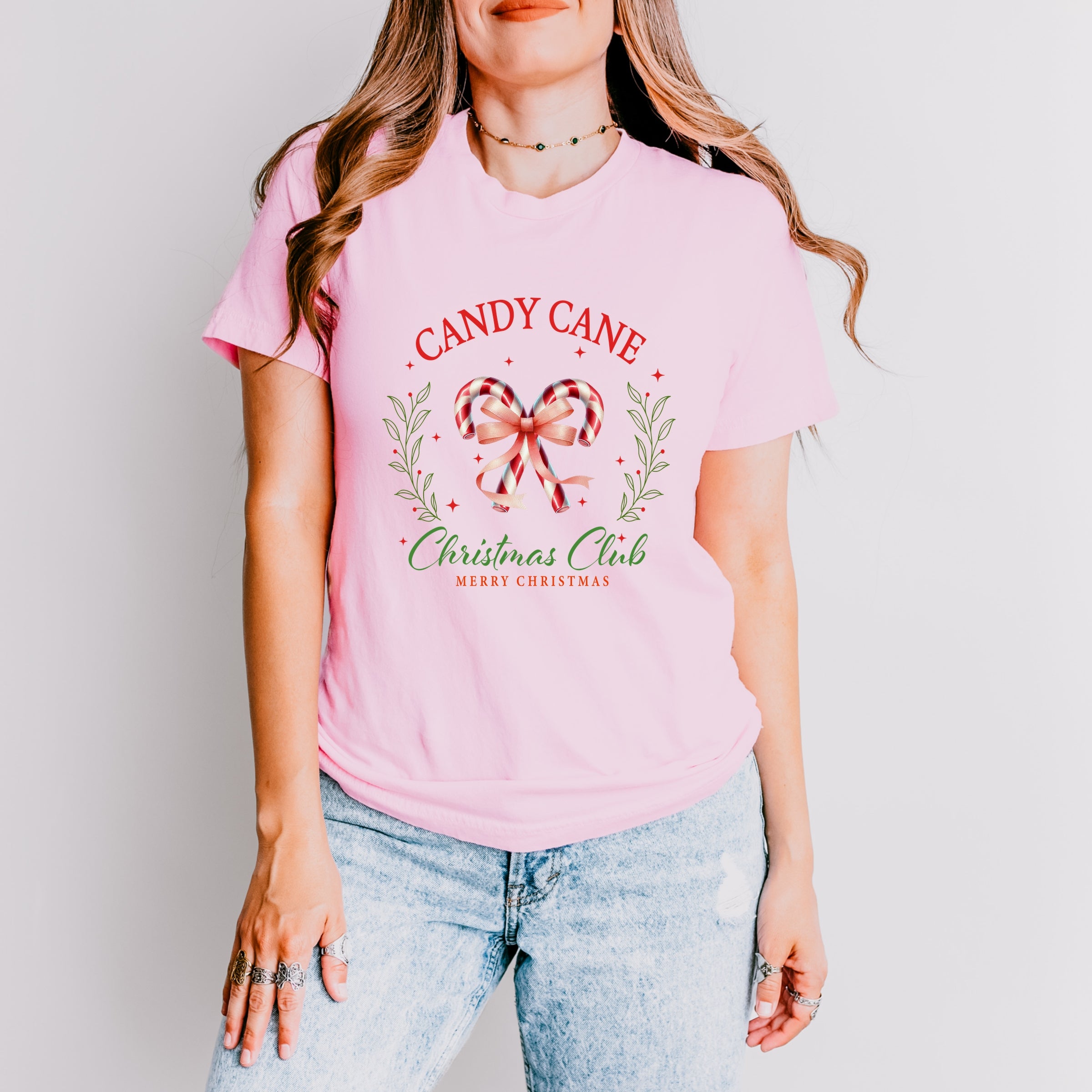 Candy Cane Christmas Club - Women's Short Sleeve Tee