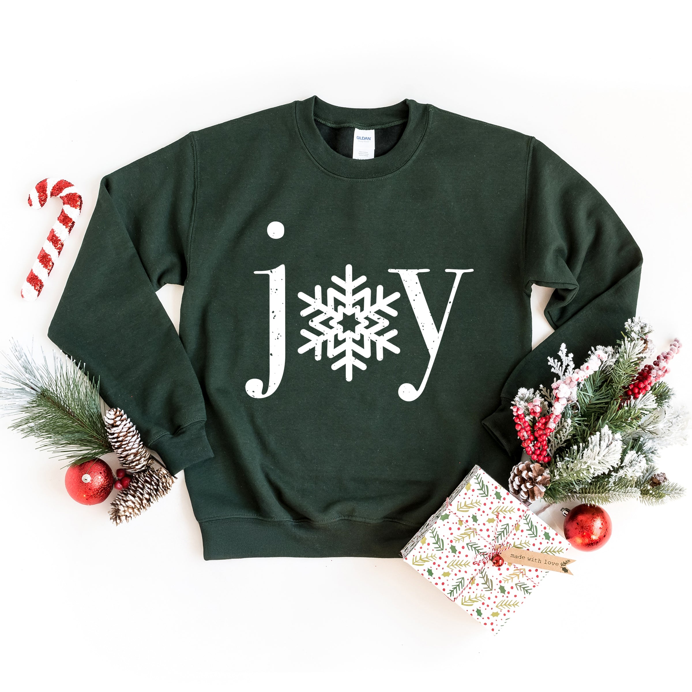 Joy Snowflake - Women's Graphic Sweatshirt