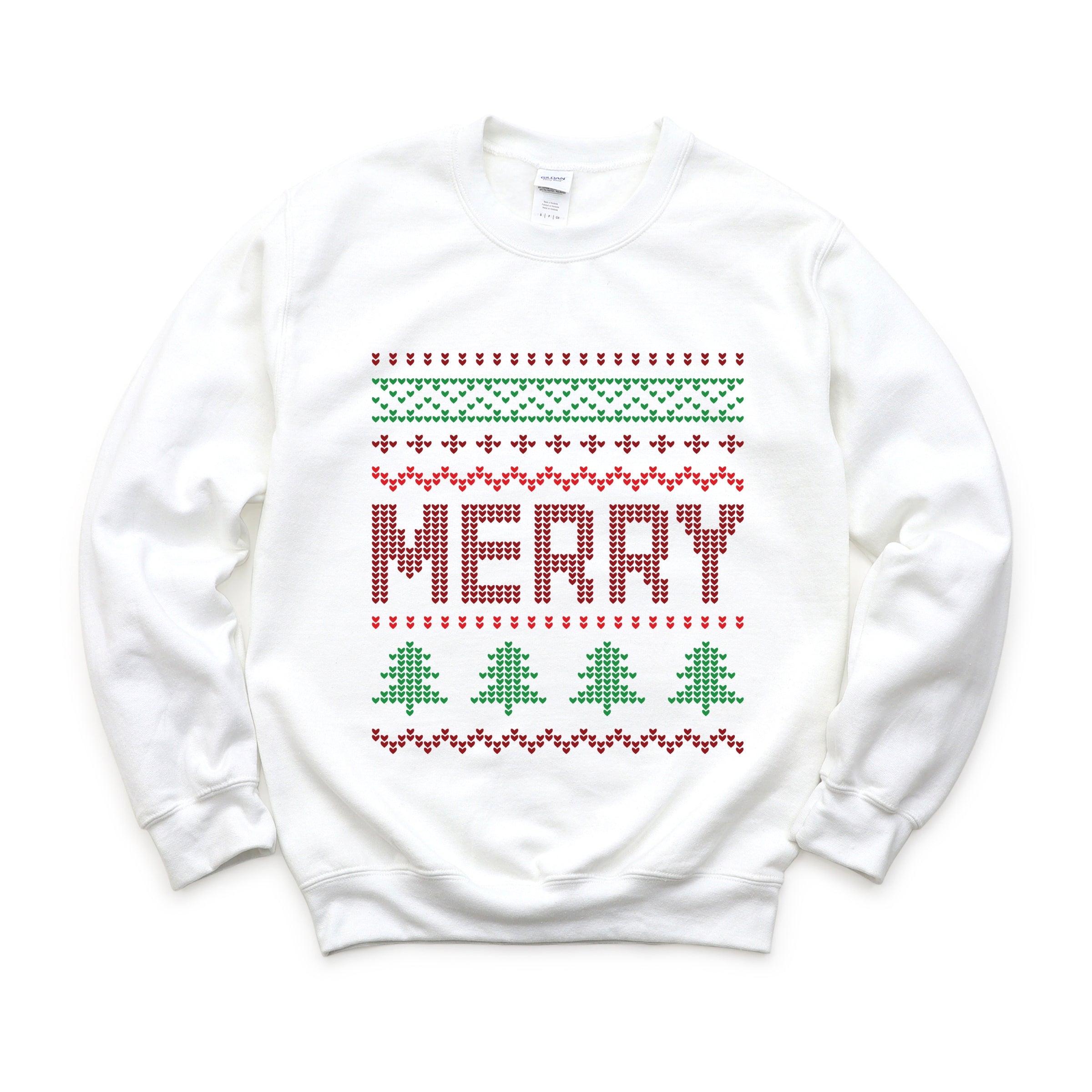 Ugly Sweater Merry - Women's Graphic Sweatshirt
