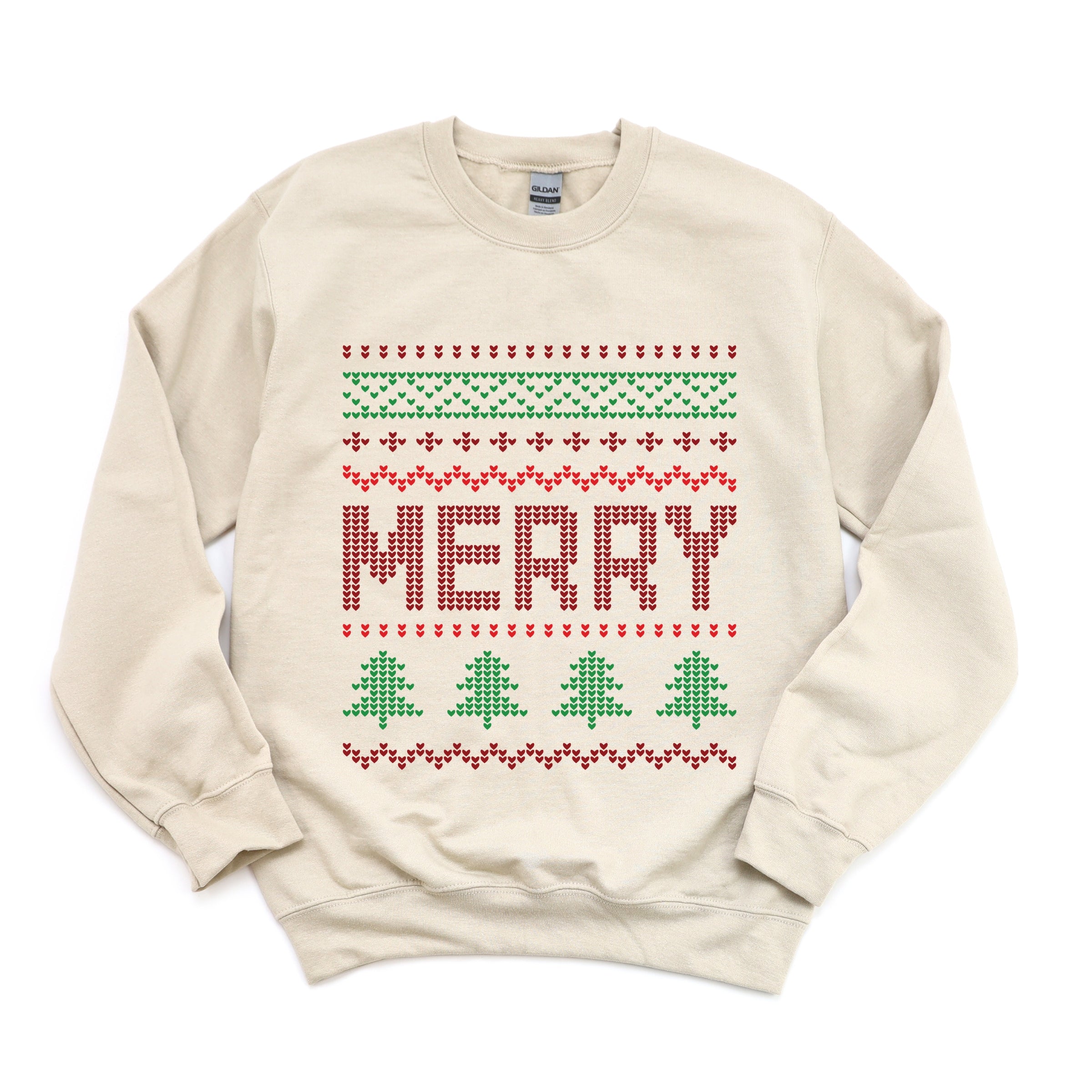 Ugly Sweater Merry - Women's Graphic Sweatshirt