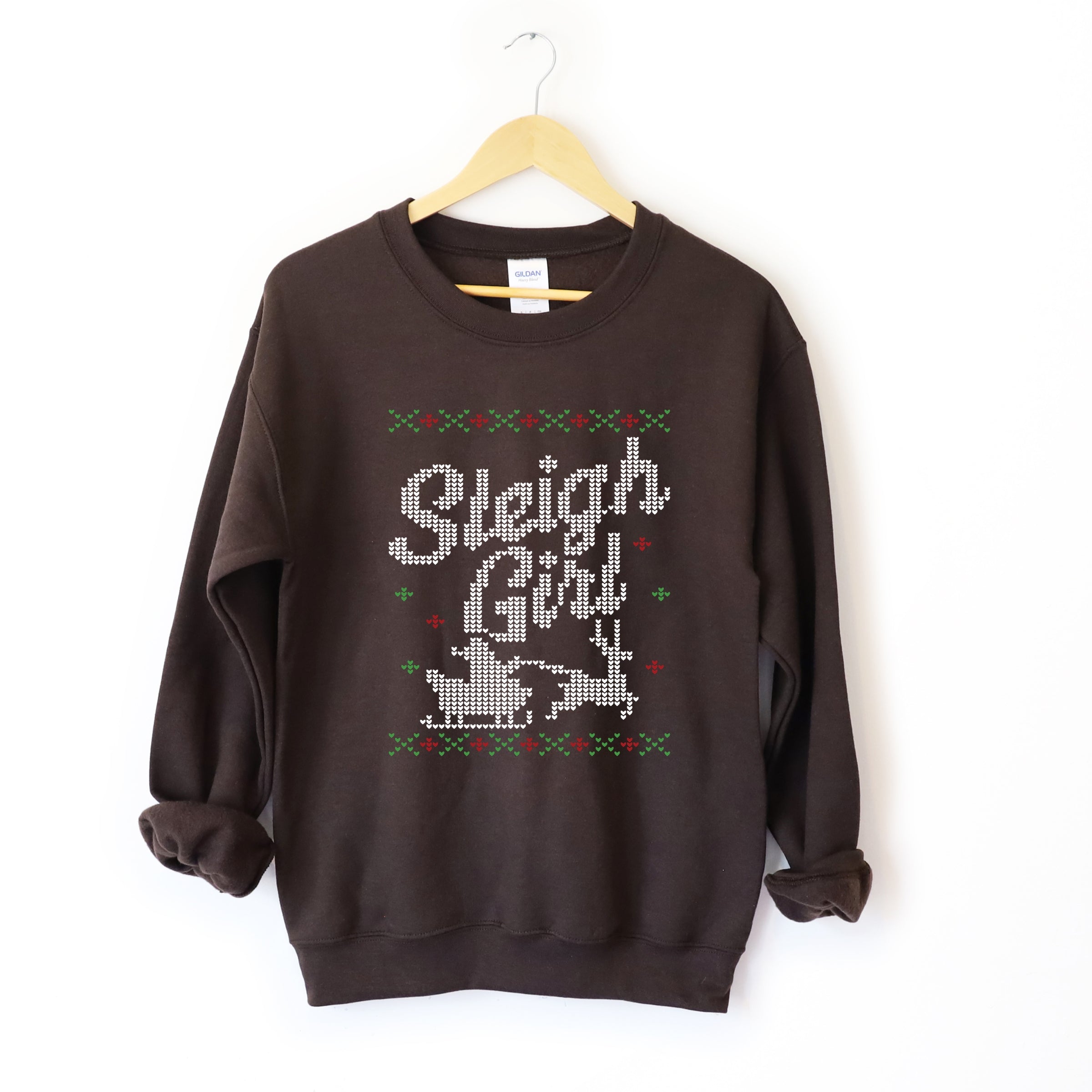 Ugly Sweater Sleigh Girl - Women's Graphic Sweatshirt