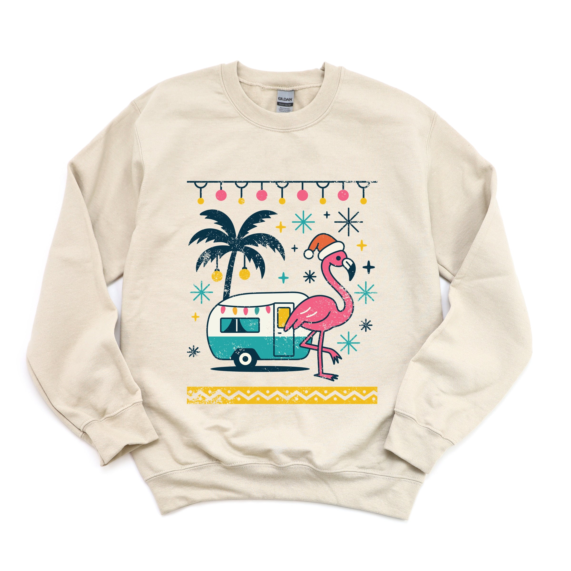 Ugly Sweater Flamingo -  Women's Sweatshirt