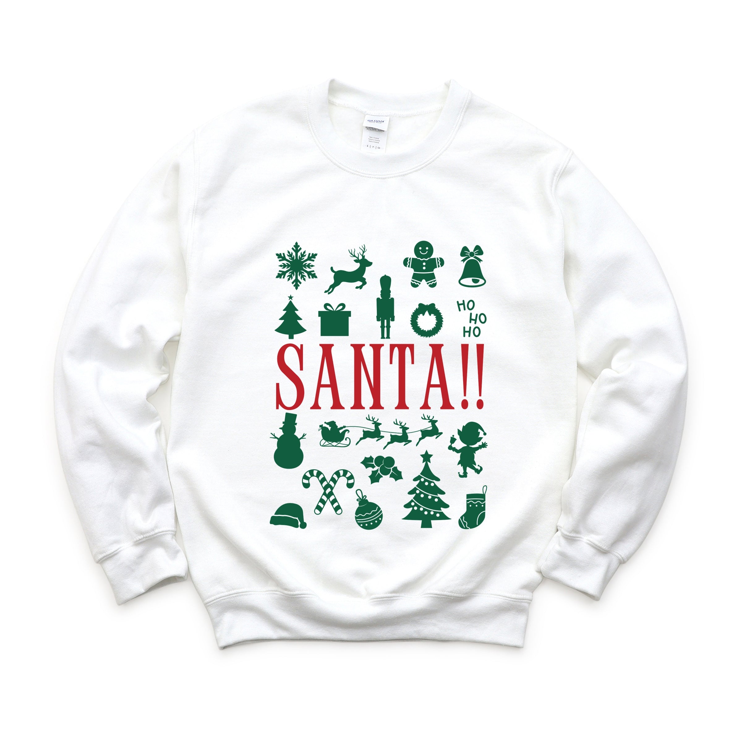 Santa Christmas Icons -  Women's Sweatshirt