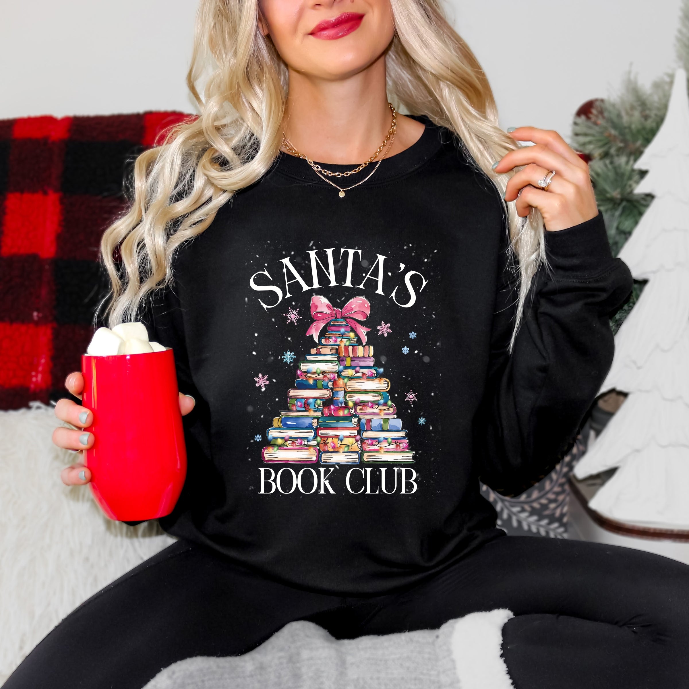 Santa's Book Club -  Women's Sweatshirt