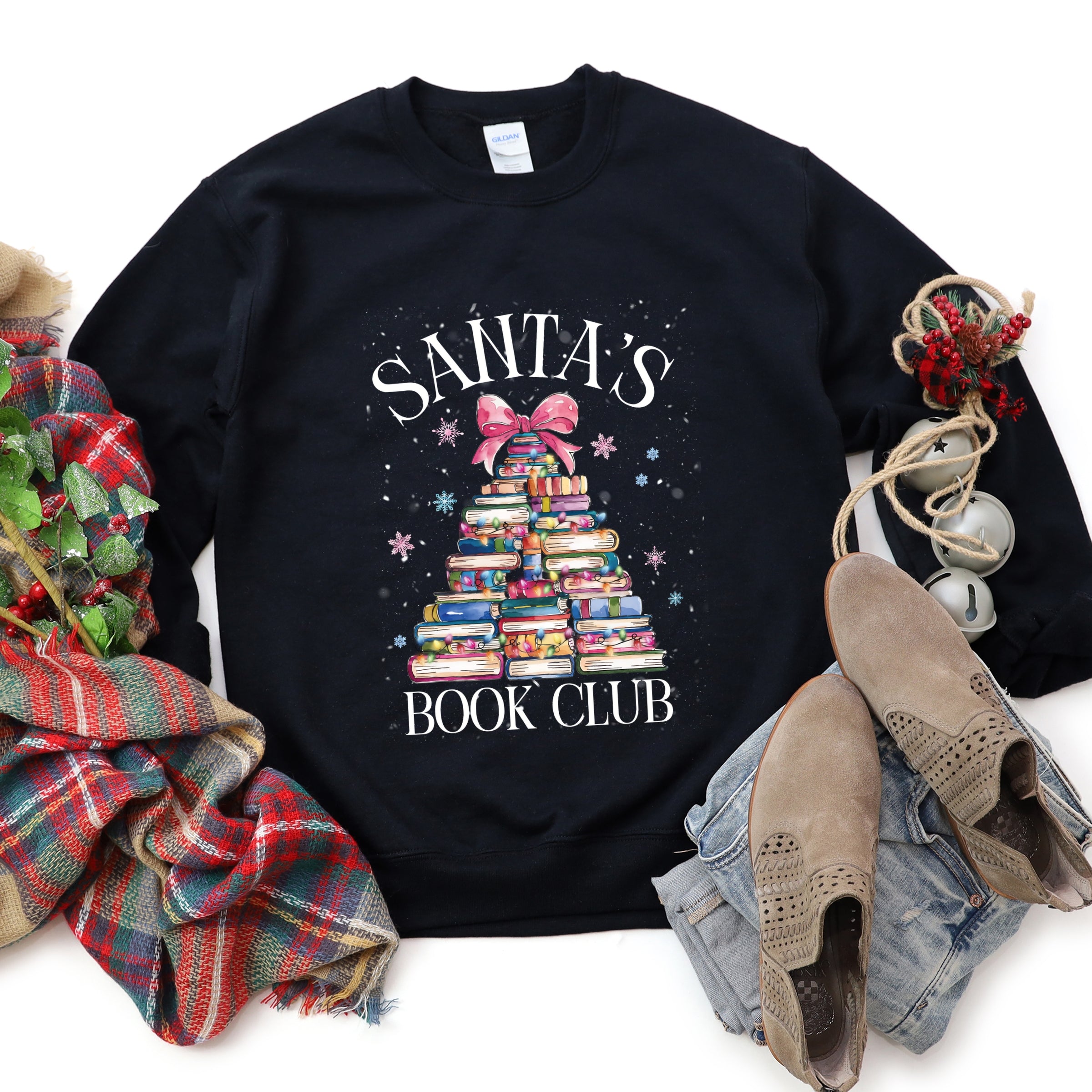 Santa's Book Club -  Women's Sweatshirt