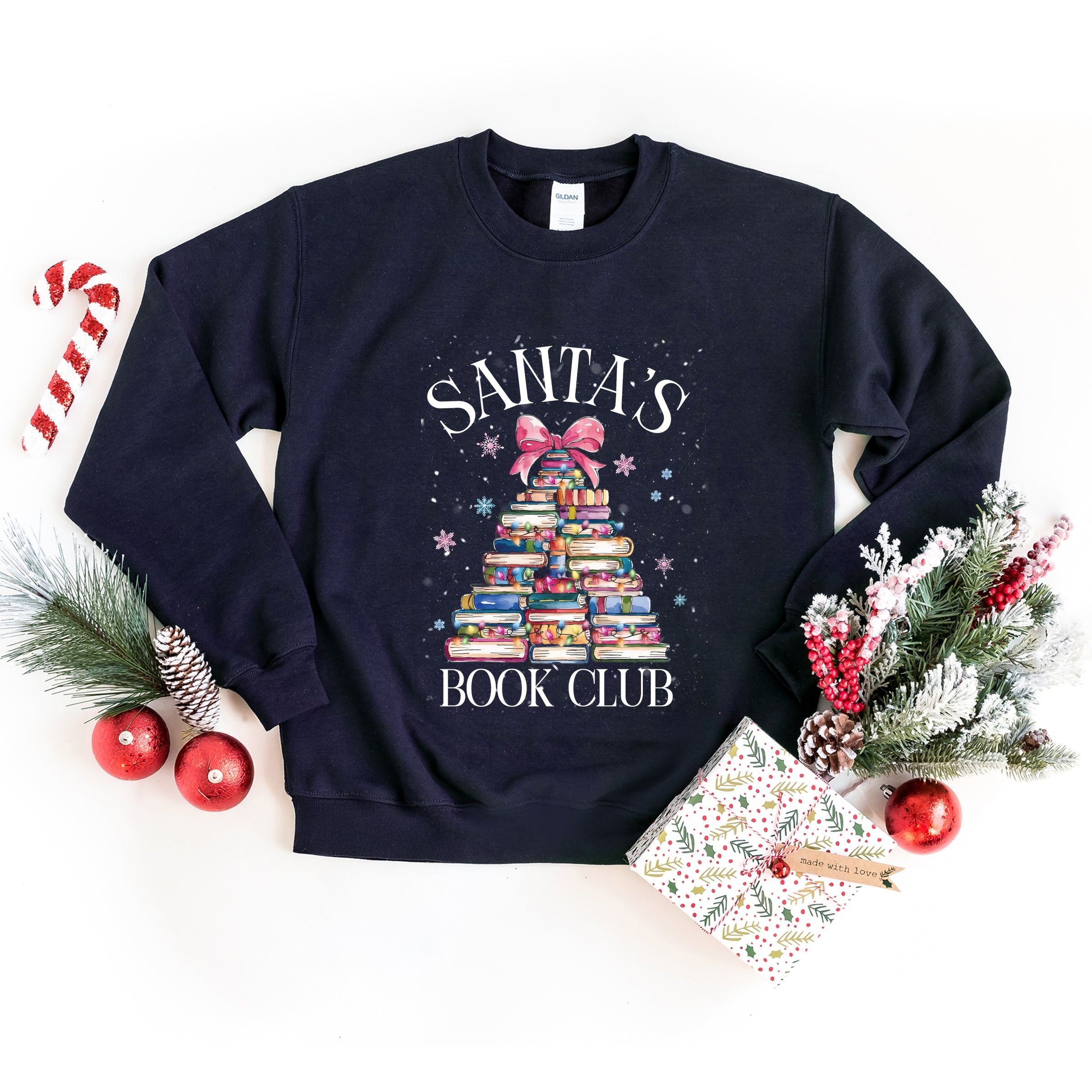 Santa's Book Club -  Women's Sweatshirt