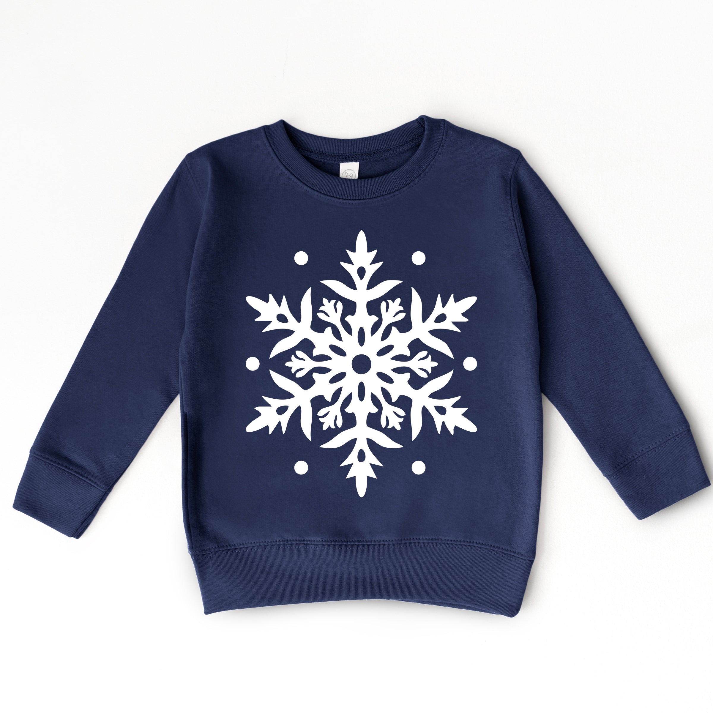 White Snowflake - Toddler Graphic Sweatshirt