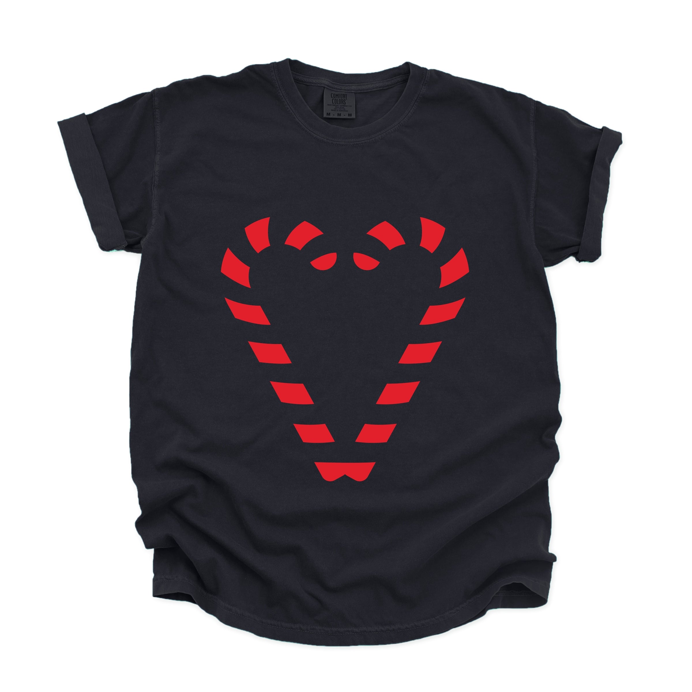 Candy Cane Heart - Garment Dyed Tee