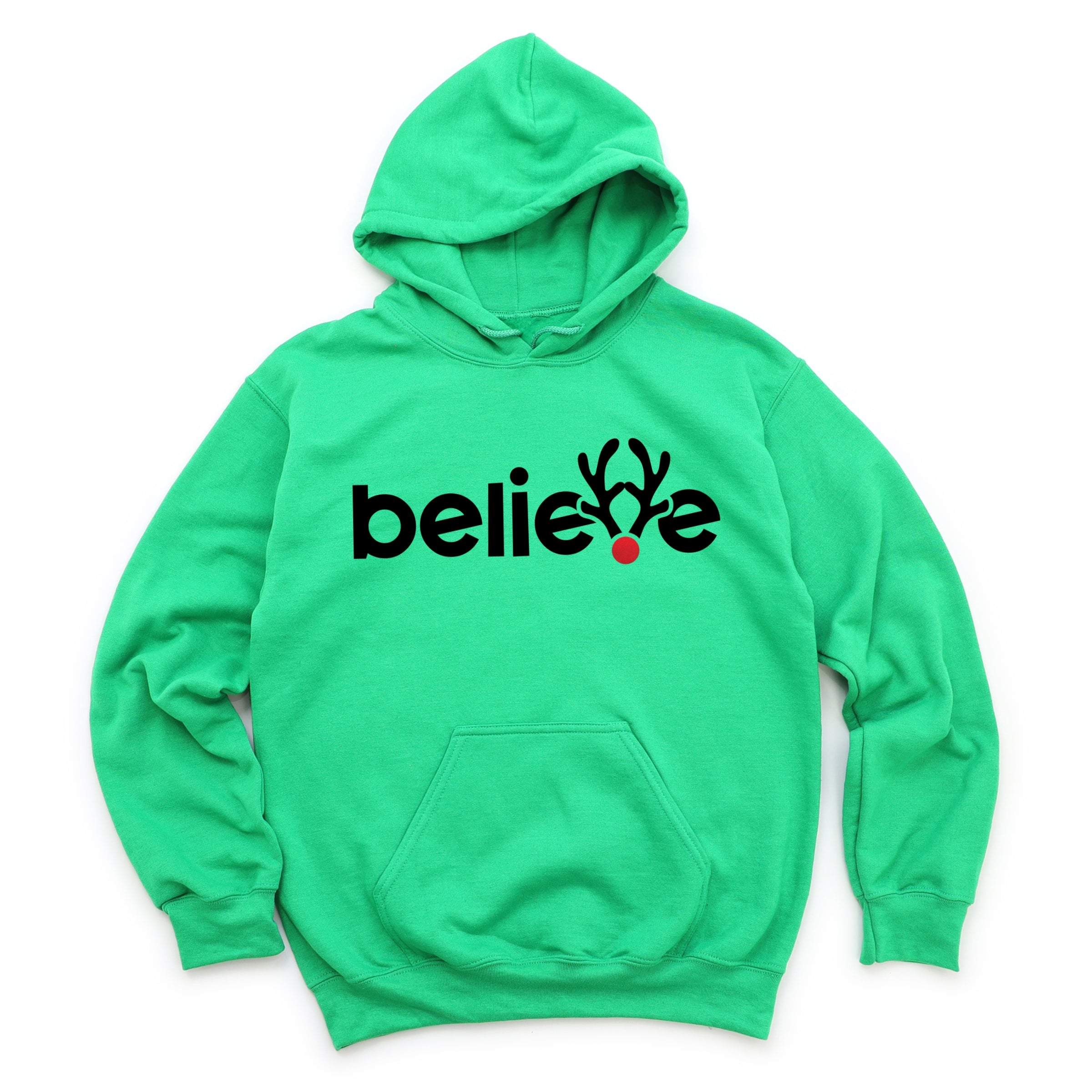 Believe Reindeer Antlers - Hoodie