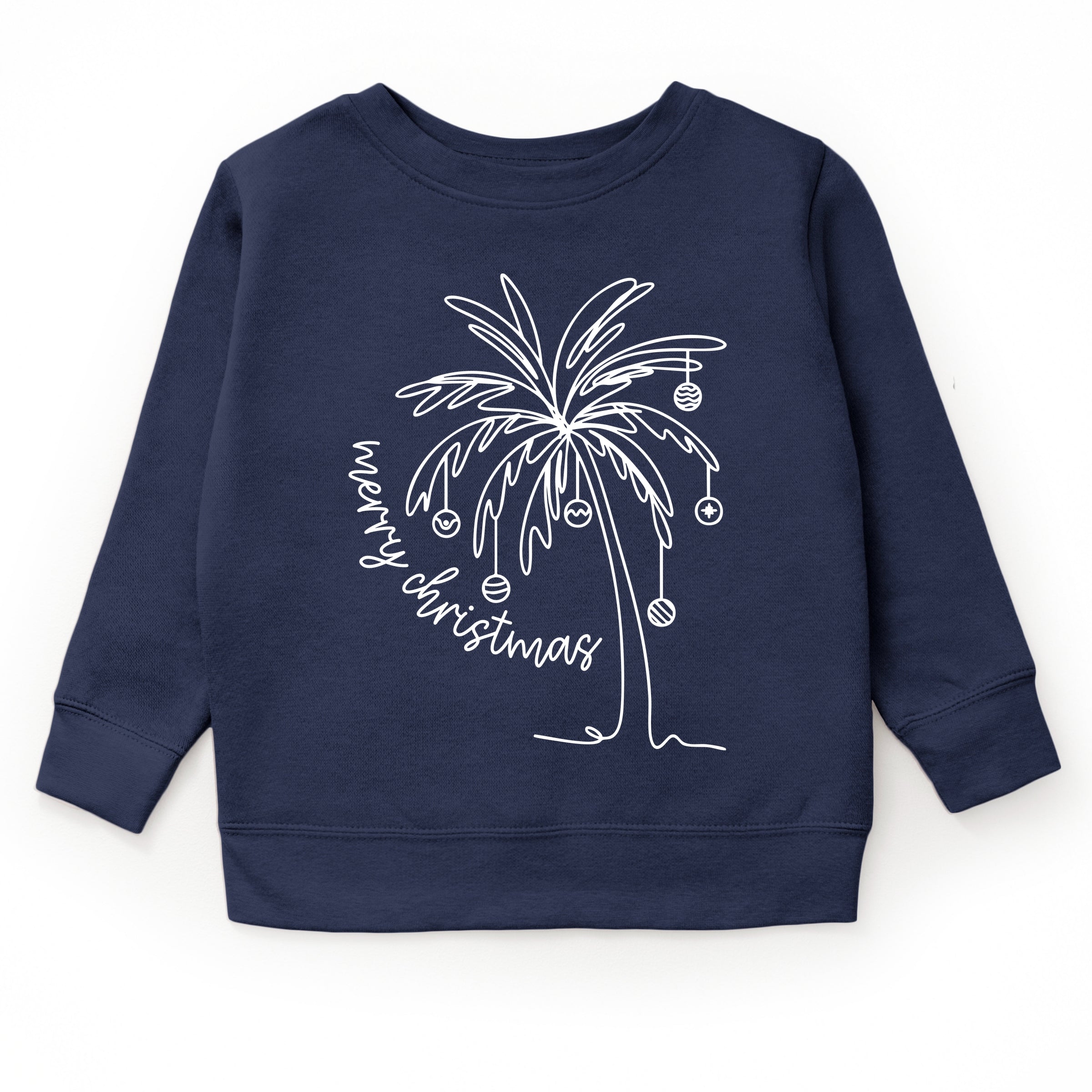 Merry Christmas Palm Tree - Youth Graphic Sweatshirt