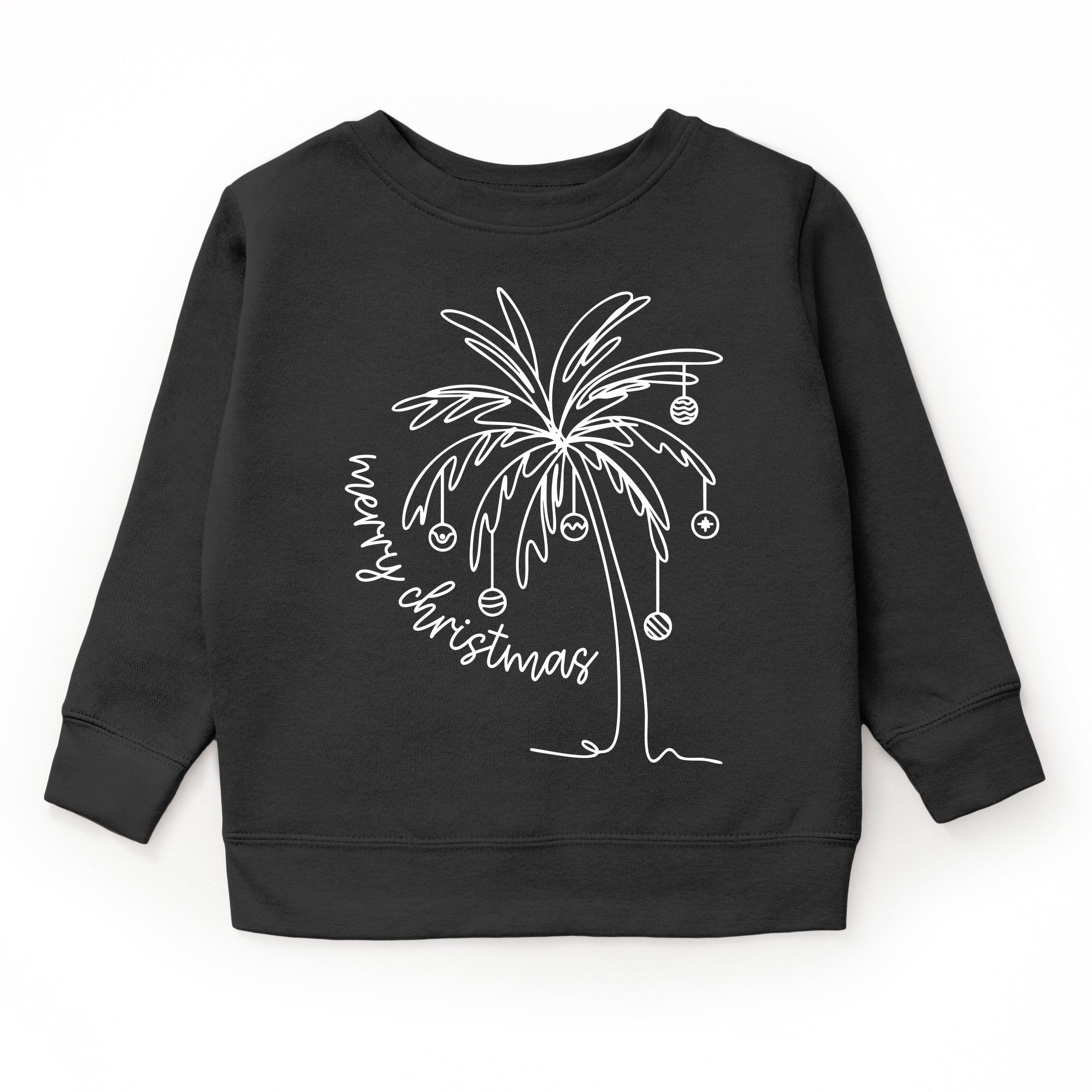 Merry Christmas Palm Tree - Youth Graphic Sweatshirt